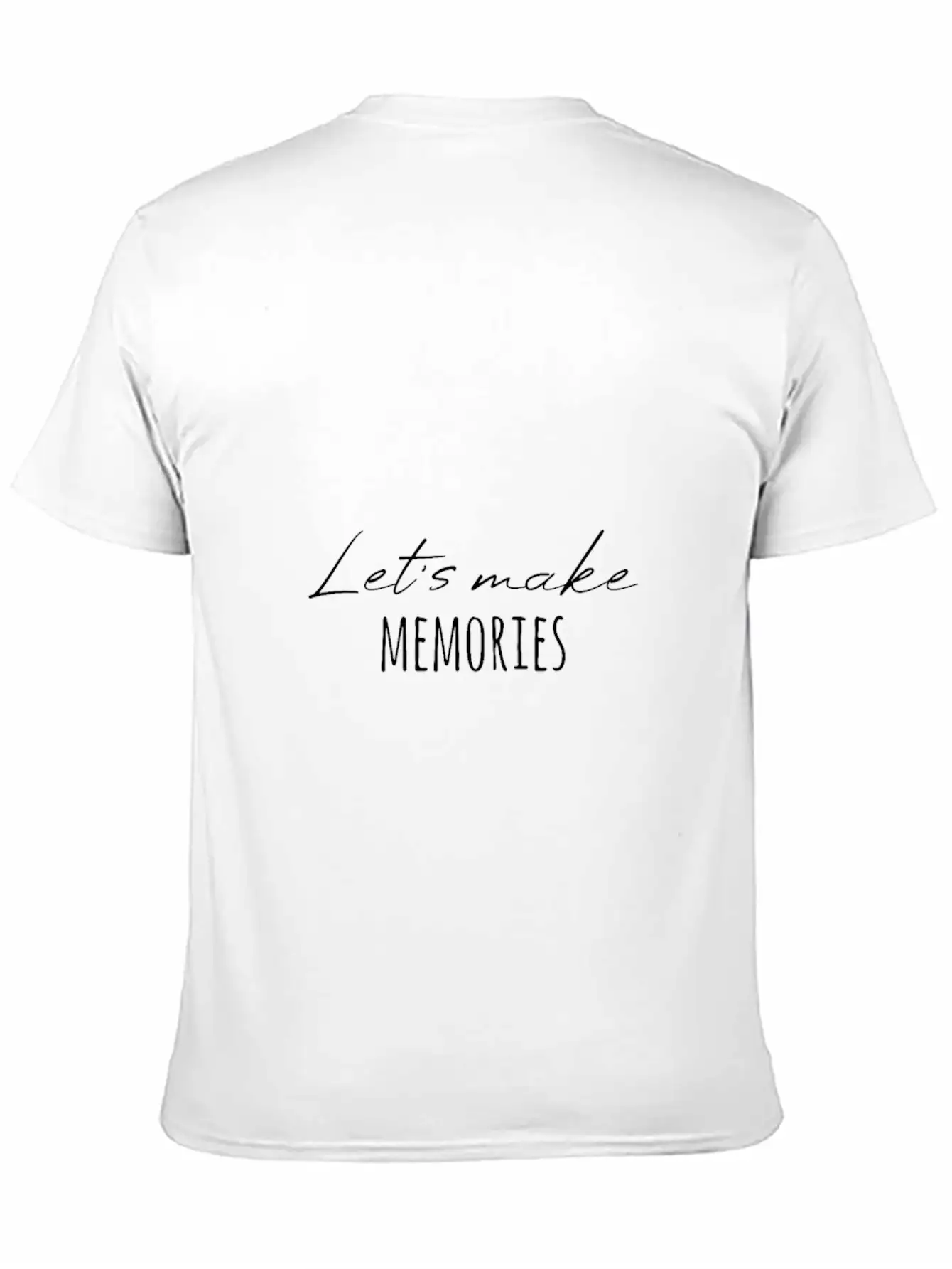 Create Memories Great Saying Unisex Casual T-Shirt – Clean Design For Daily Comfort