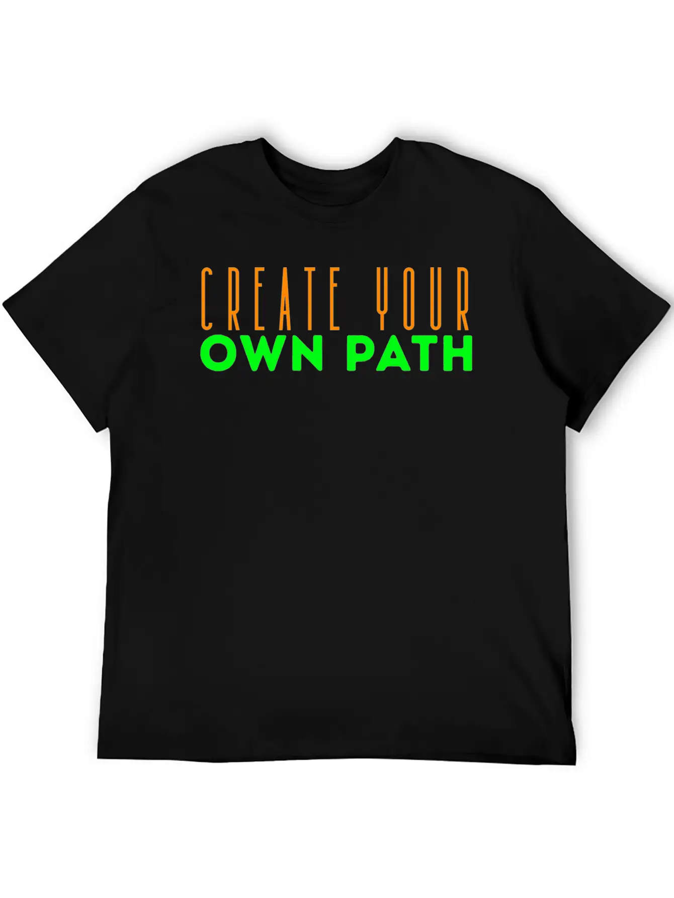 Create Your Own Path Comfortable Minimalist Graphic Tee – Summer Style Essential