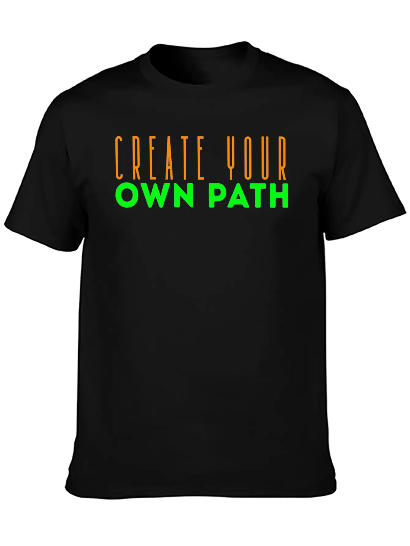 Create Your Own Path Comfortable Minimalist Graphic Tee – Summer Style Essential