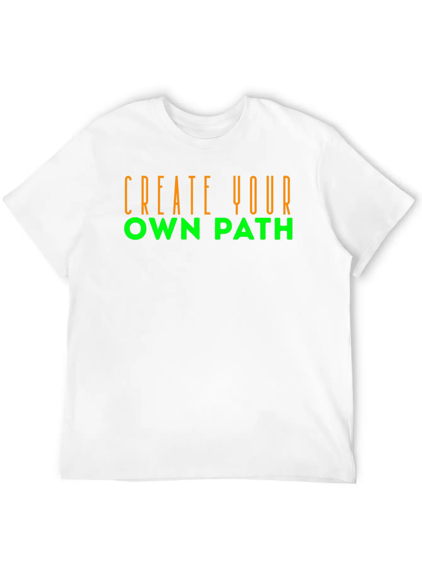 Create Your Own Path Comfortable Minimalist Graphic Tee – Summer Style Essential