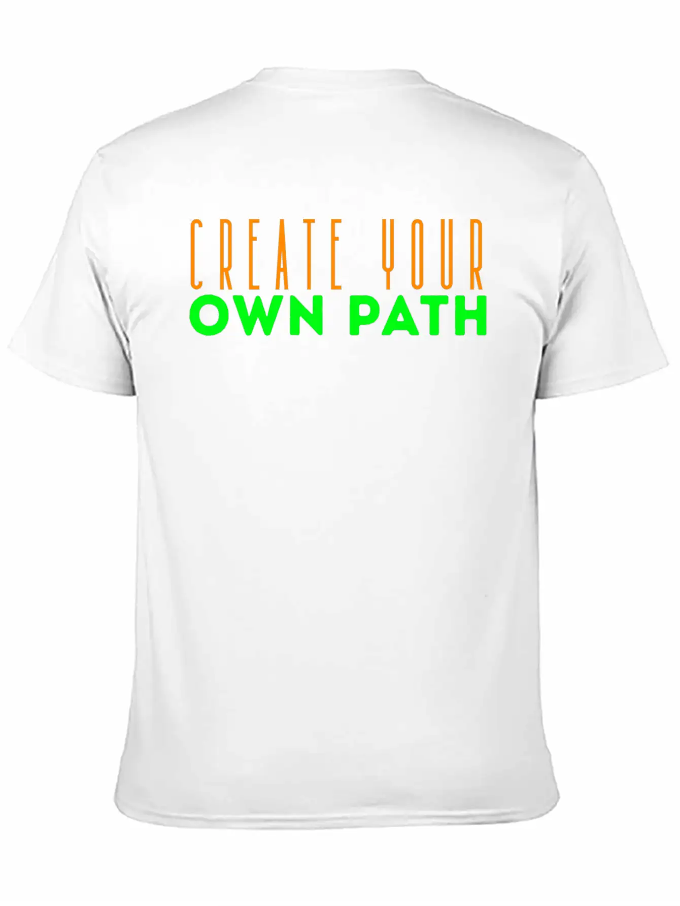 Create Your Own Path Comfortable Minimalist Graphic Tee – Summer Style Essential