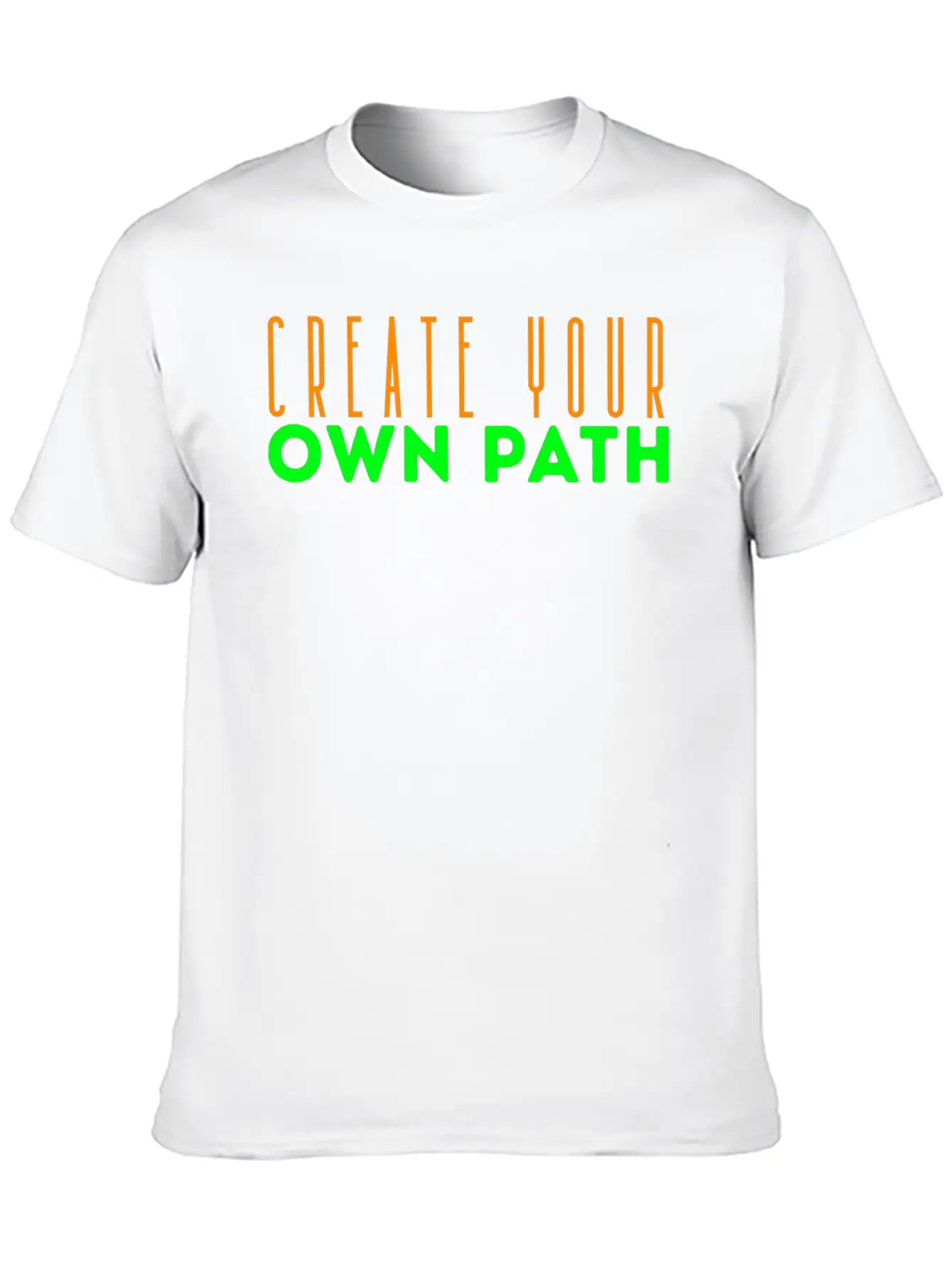 Create Your Own Path Comfortable Minimalist Graphic Tee – Summer Style Essential