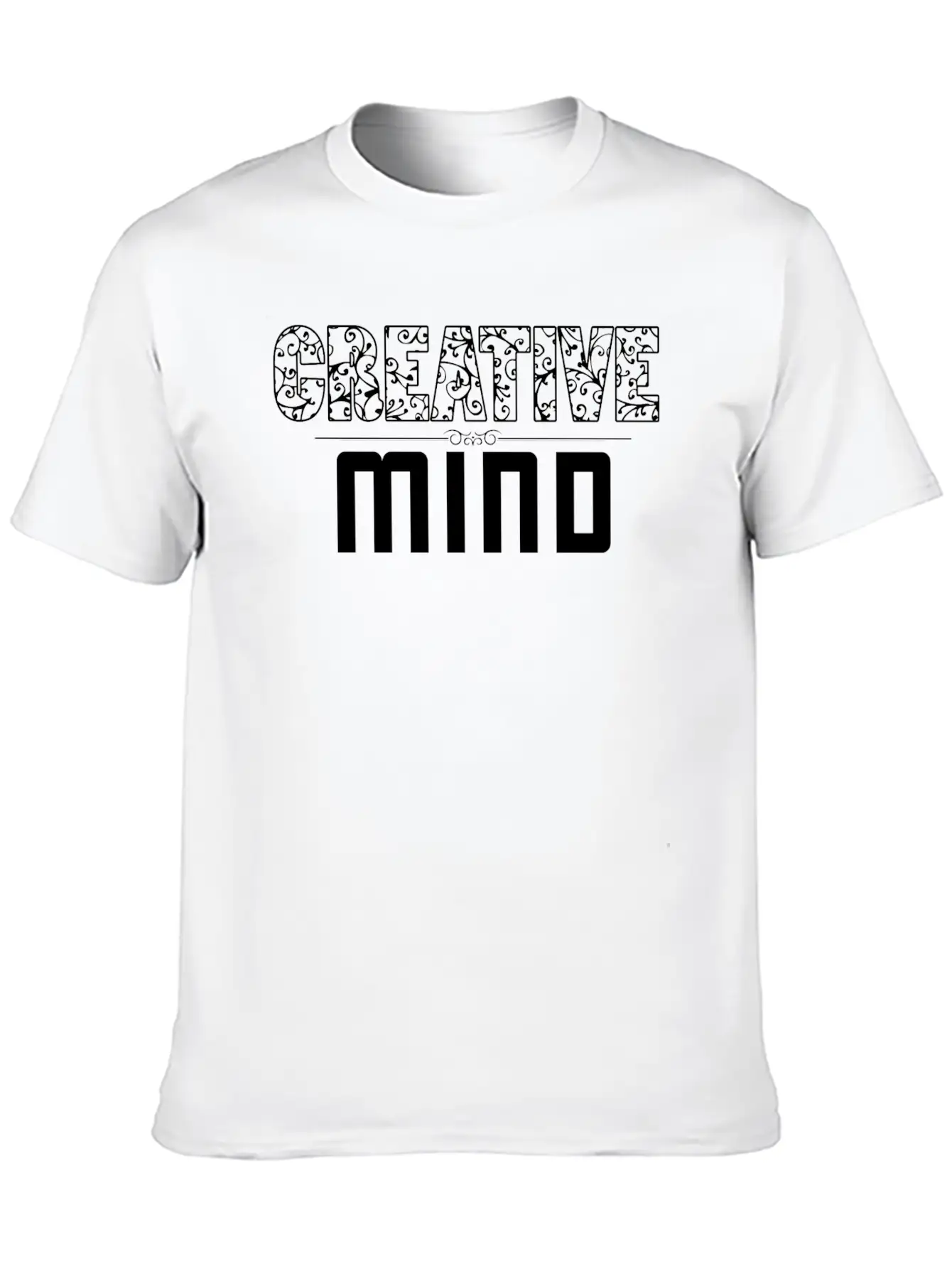 Creative Mind Unisex Short Sleeve Soft Cotton T-Shirt – Casual Everyday Wear