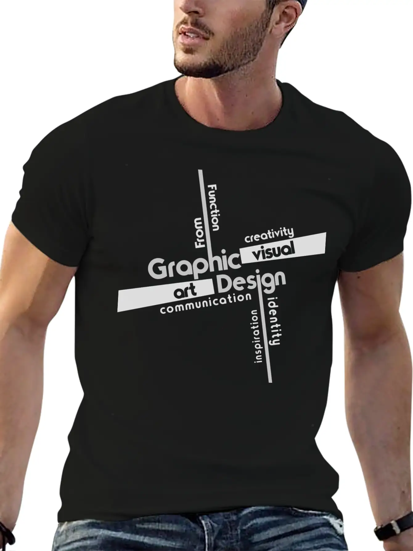 Creativity In Design Timeless Short Sleeve Tee – Comfy And Minimalist Design