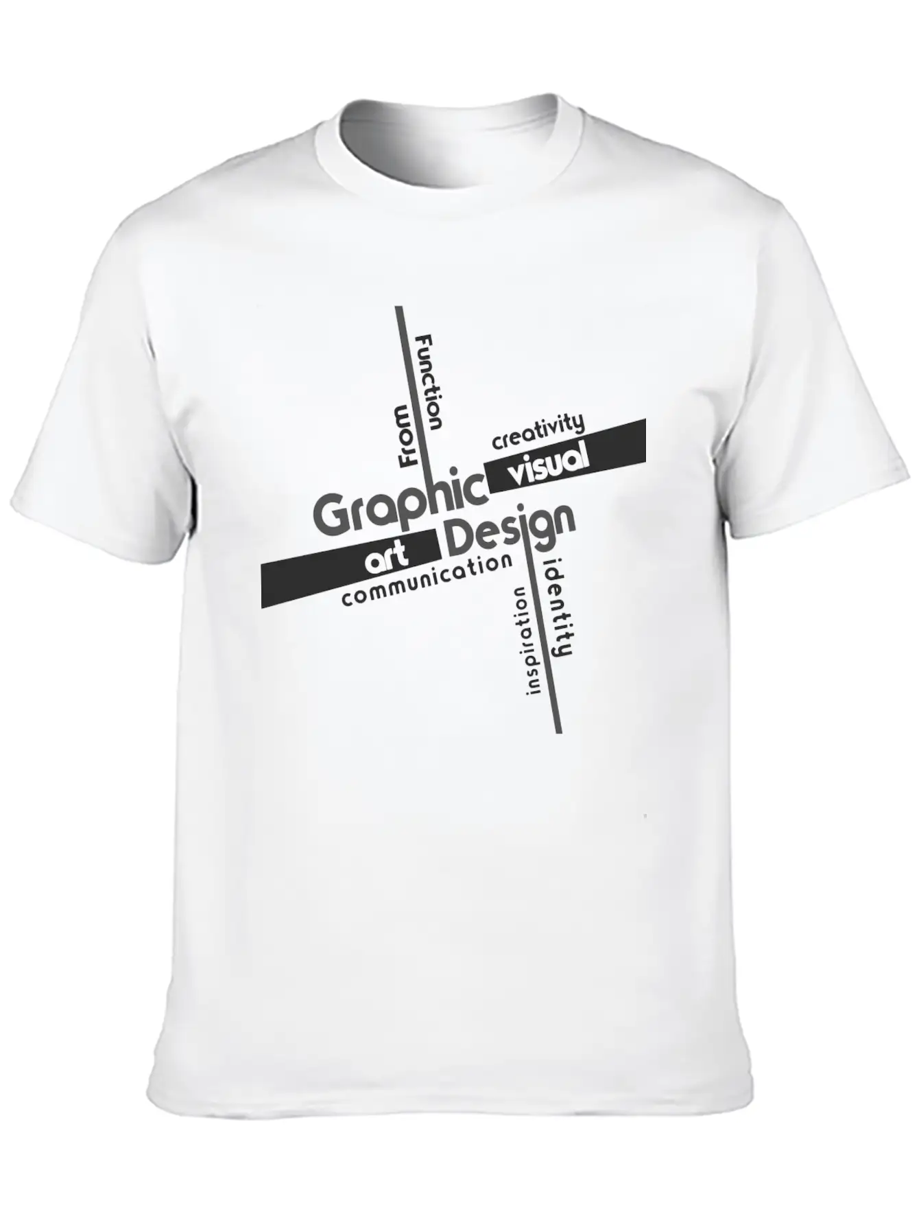 Creativity In Design Timeless Short Sleeve Tee – Comfy And Minimalist Design