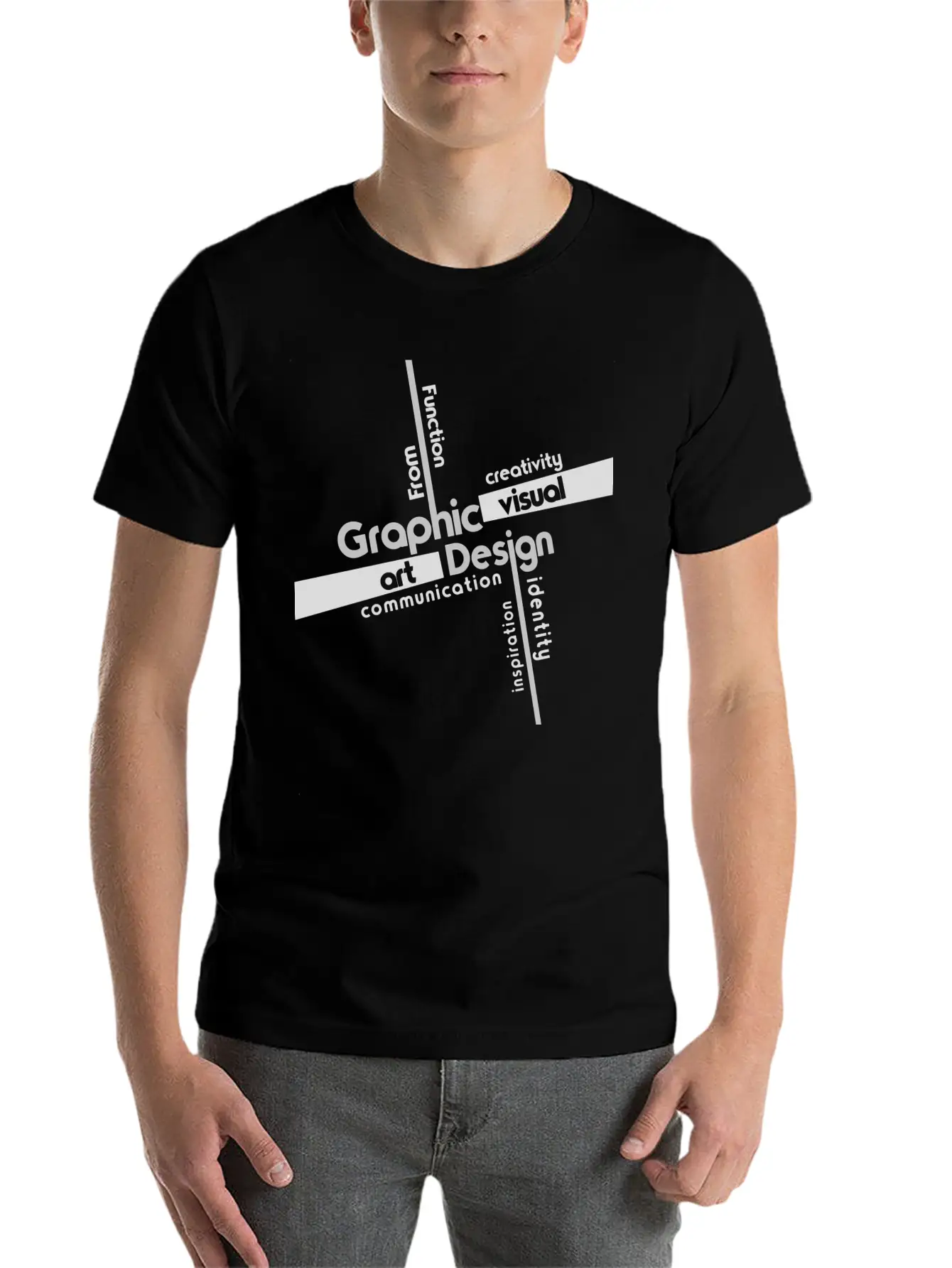 Creativity In Design Timeless Short Sleeve Tee – Comfy And Minimalist Design