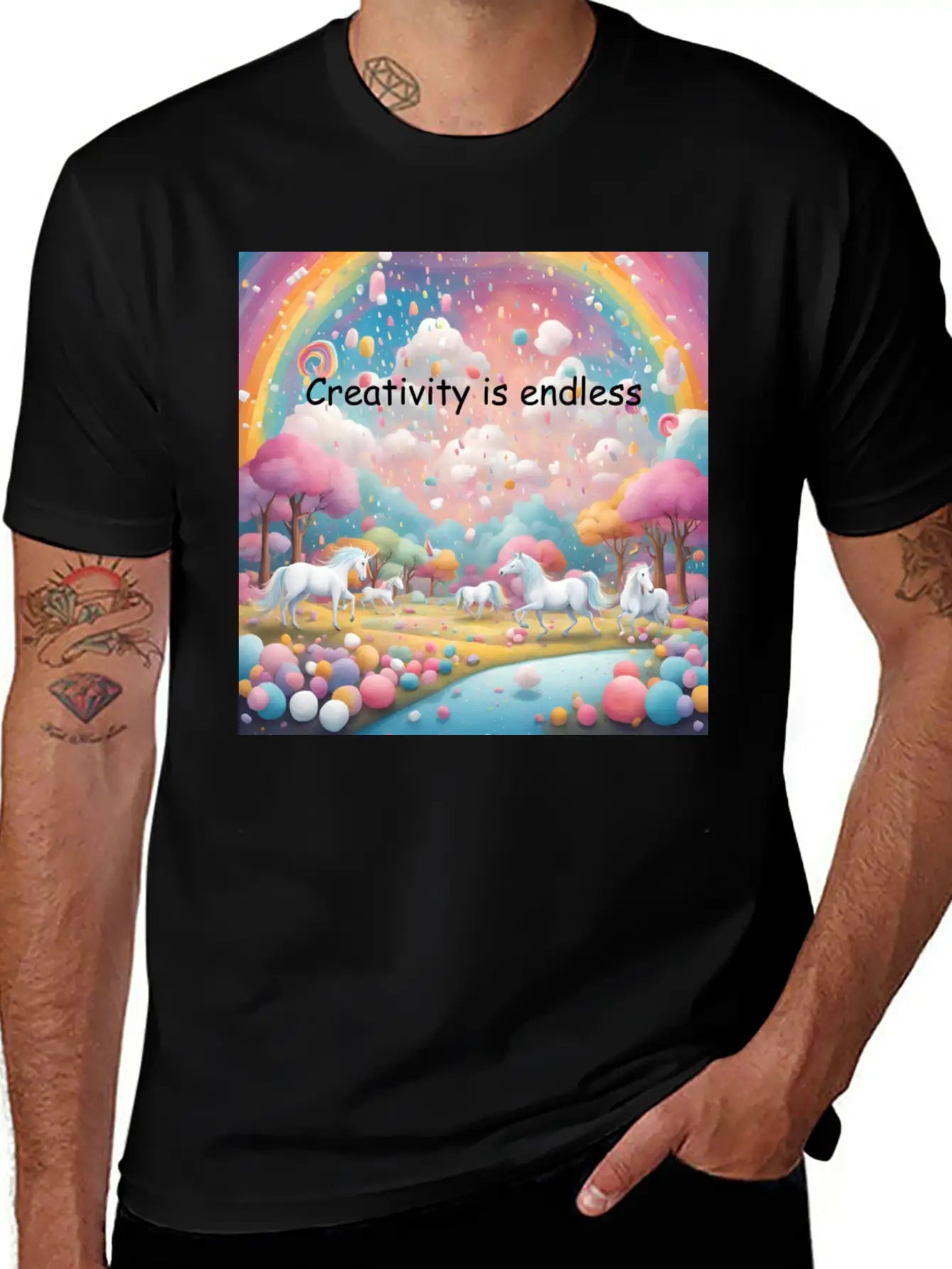 Creativity Is Endless Timeless Short Sleeve Tee – Comfy And Minimalist Design