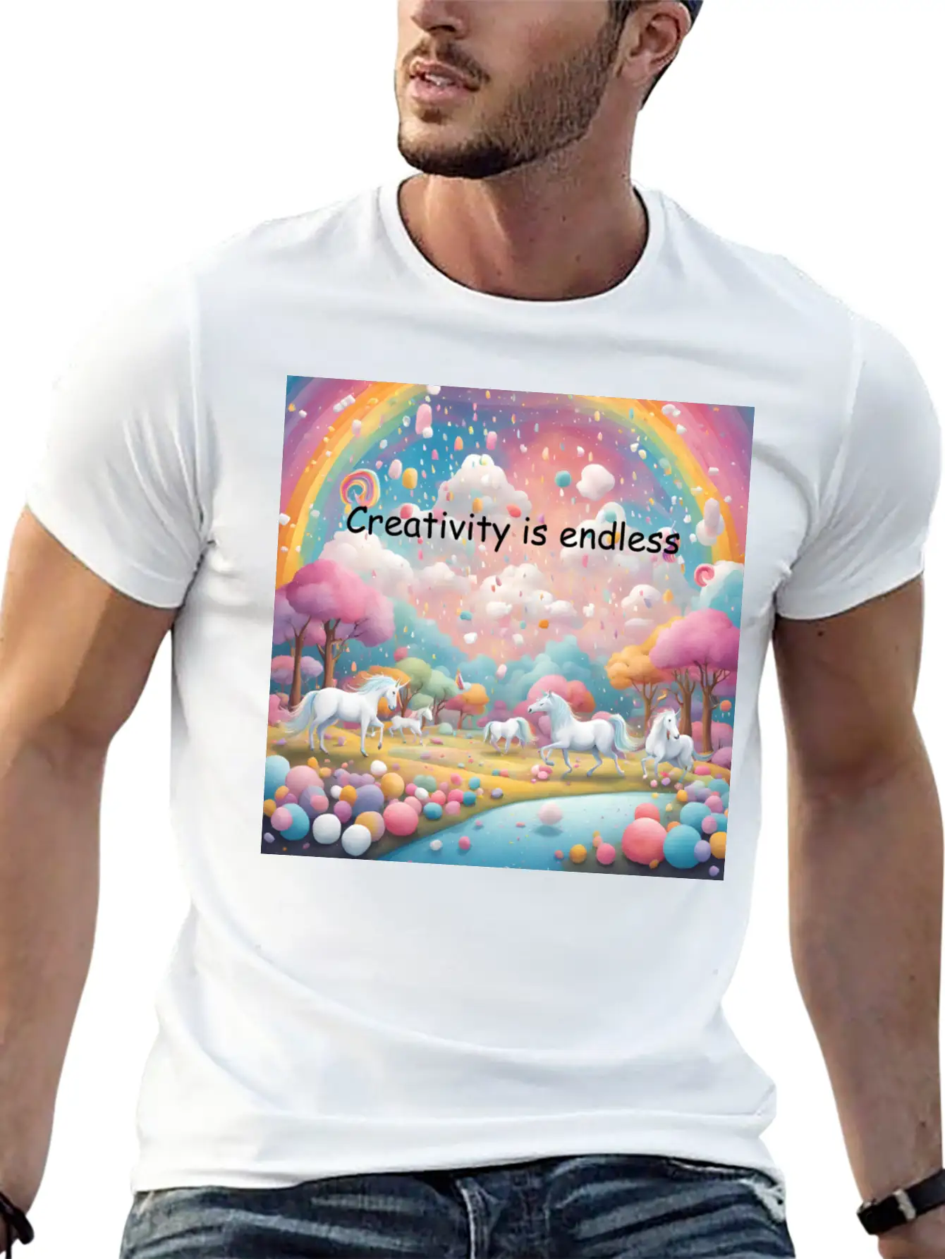 Creativity Is Endless Timeless Short Sleeve Tee – Comfy And Minimalist Design