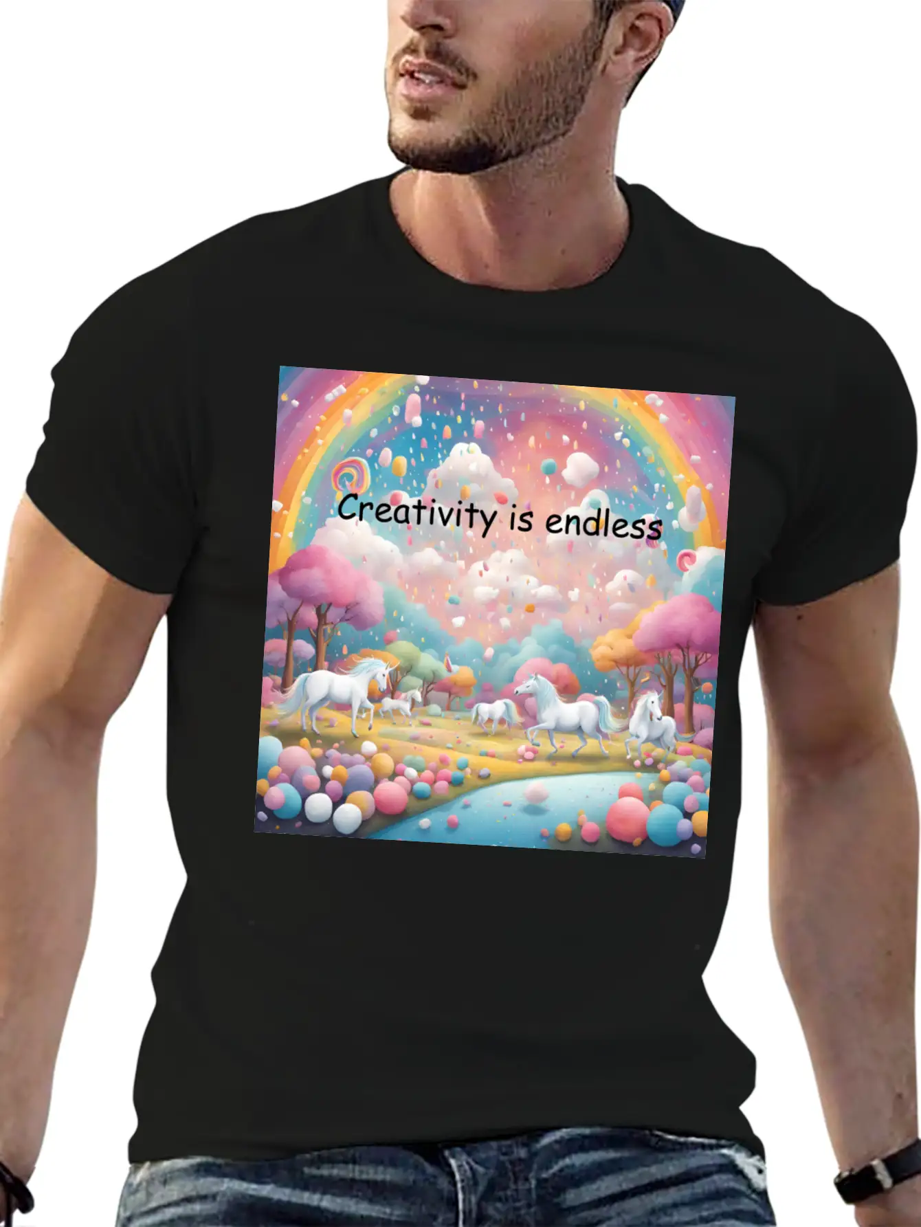 Creativity Is Endless Timeless Short Sleeve Tee – Comfy And Minimalist Design
