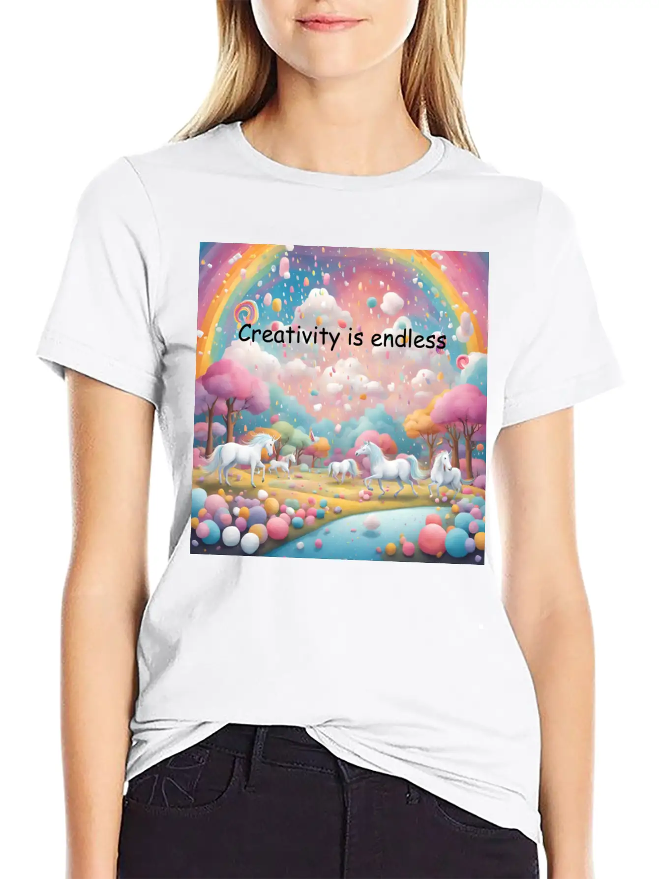 Creativity Is Endless Timeless Short Sleeve Tee – Comfy And Minimalist Design