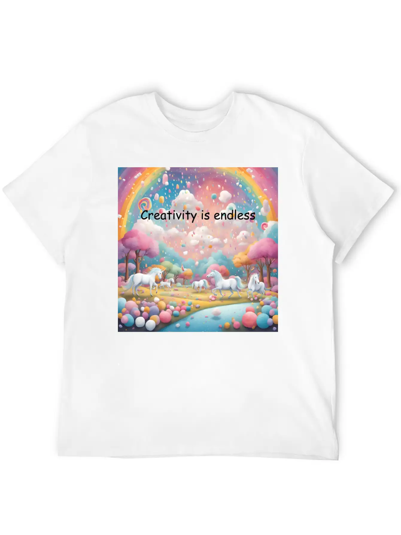 Creativity Is Endless Timeless Short Sleeve Tee – Comfy And Minimalist Design