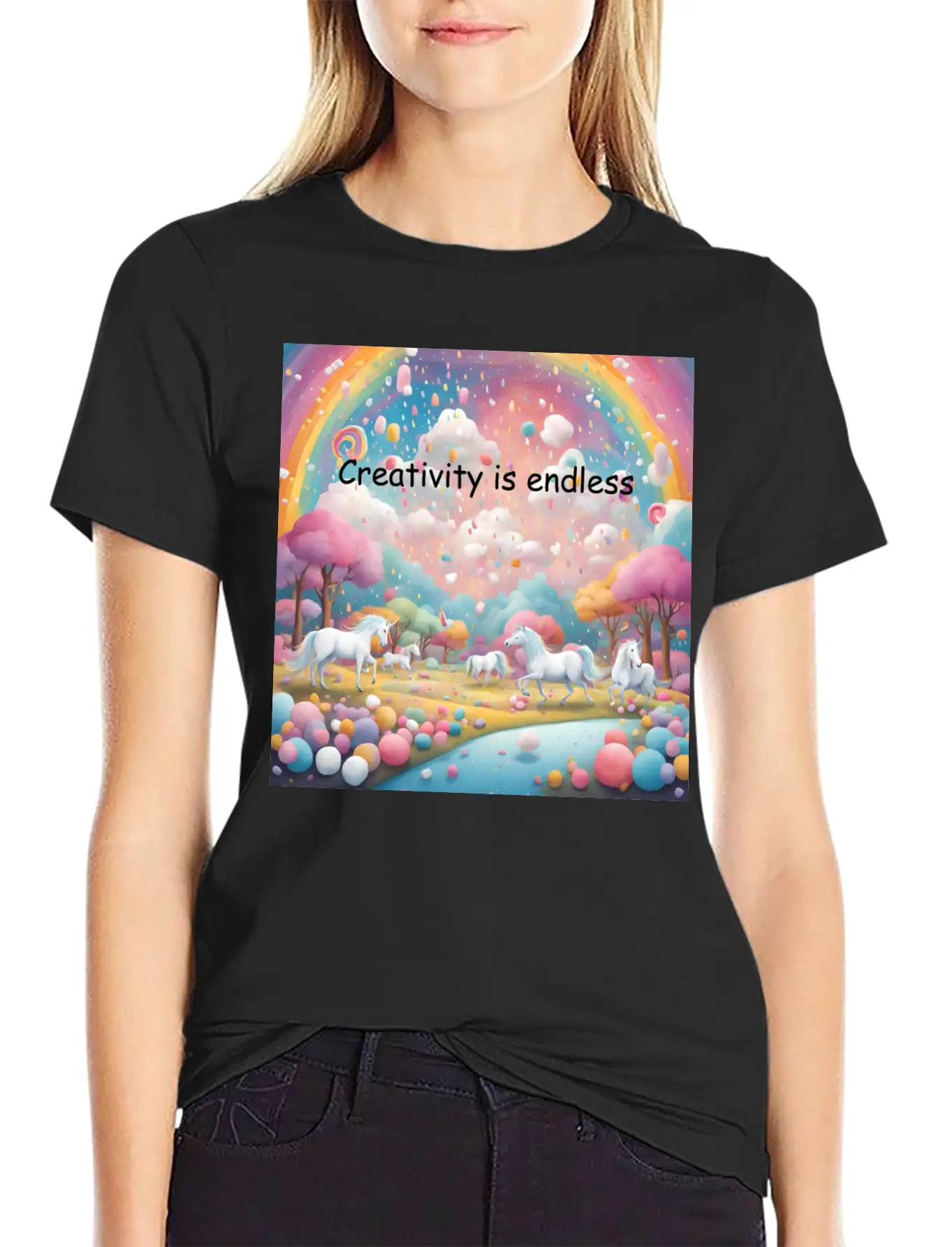 Creativity Is Endless Timeless Short Sleeve Tee – Comfy And Minimalist Design