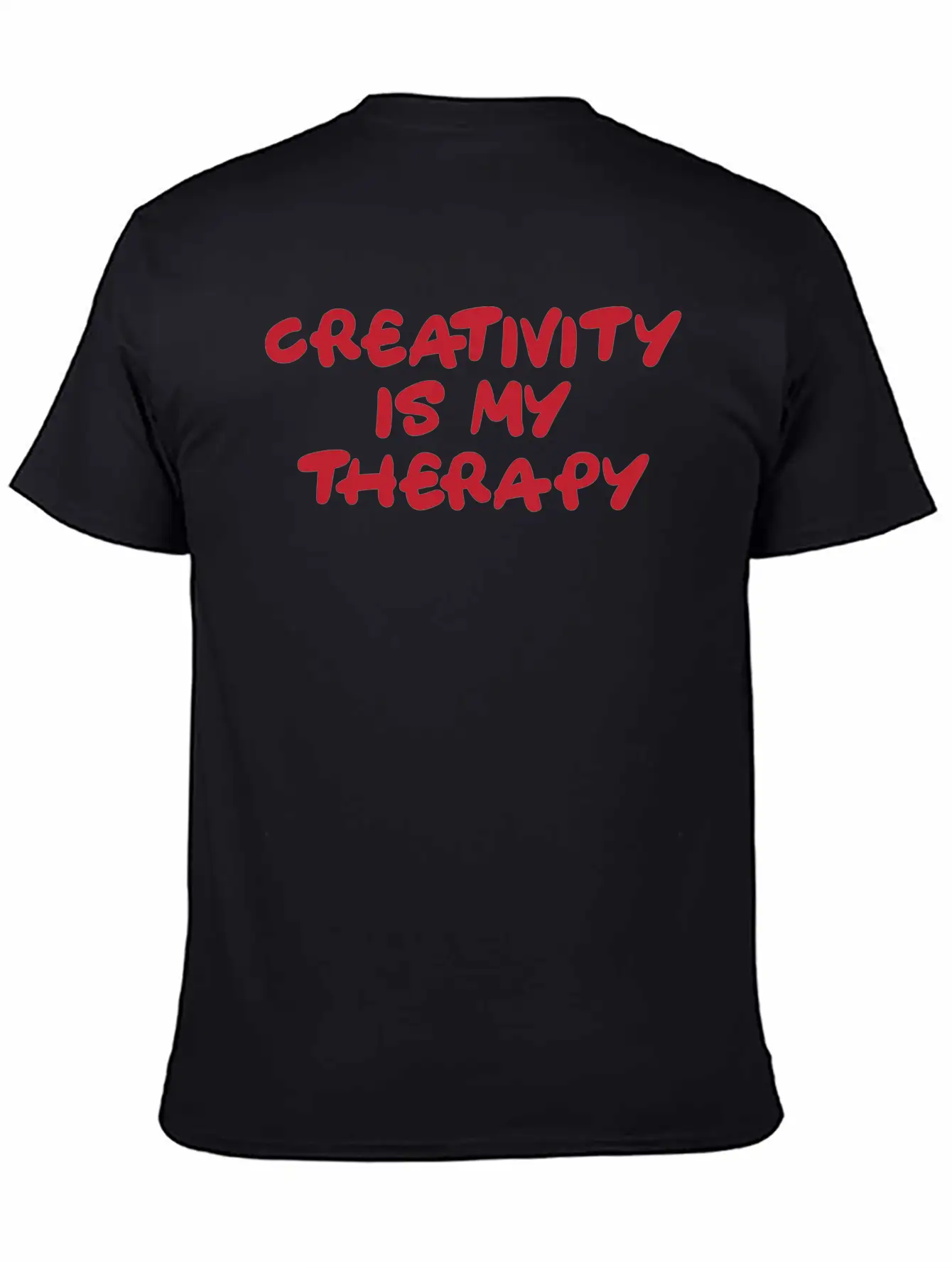 Creativity Is My Therapy Hippie Gift Basic Graphic T-Shirt – Daily Comfort In Soft Cotton