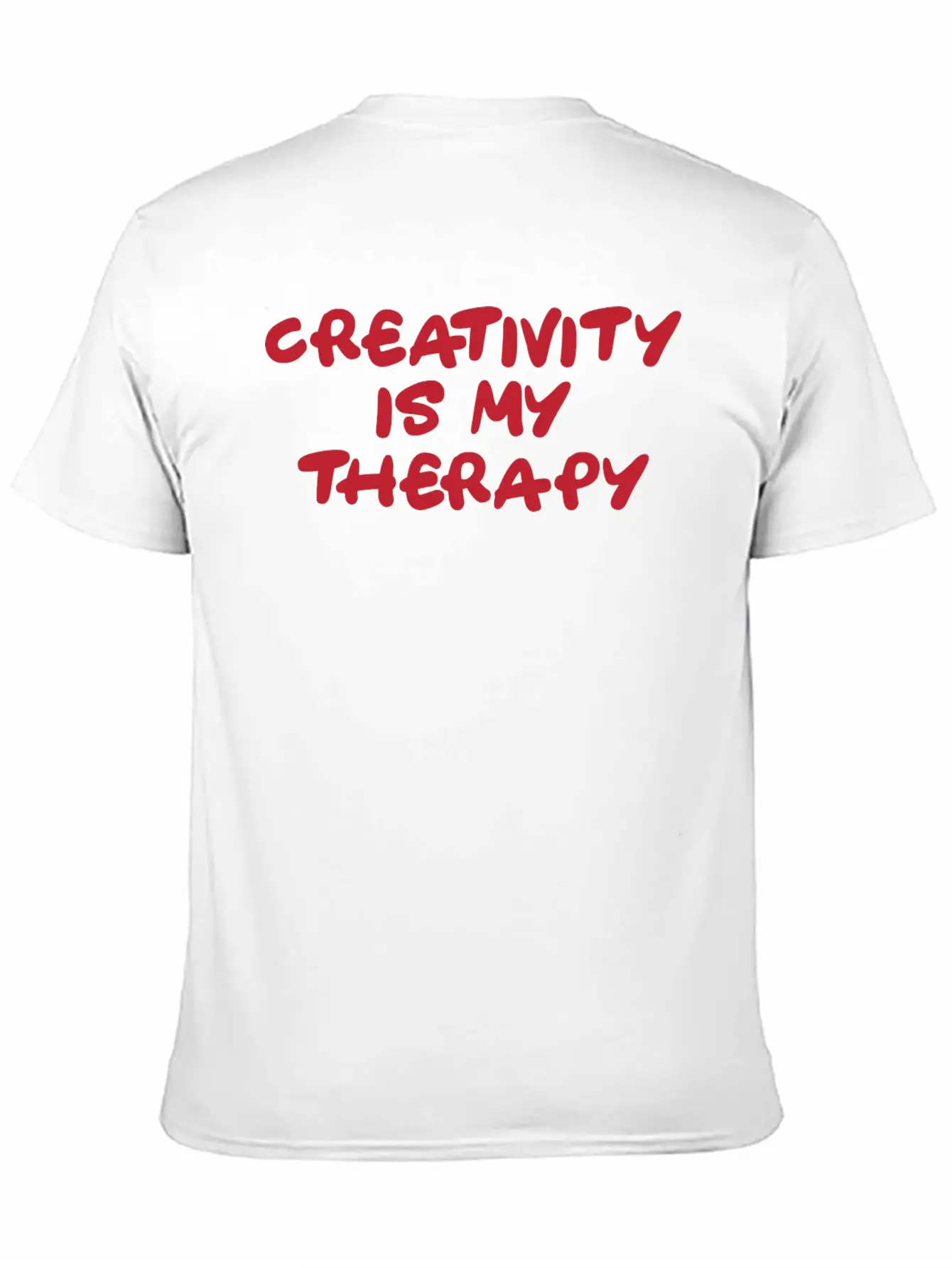 Creativity Is My Therapy Hippie Gift Basic Graphic T-Shirt – Daily Comfort In Soft Cotton