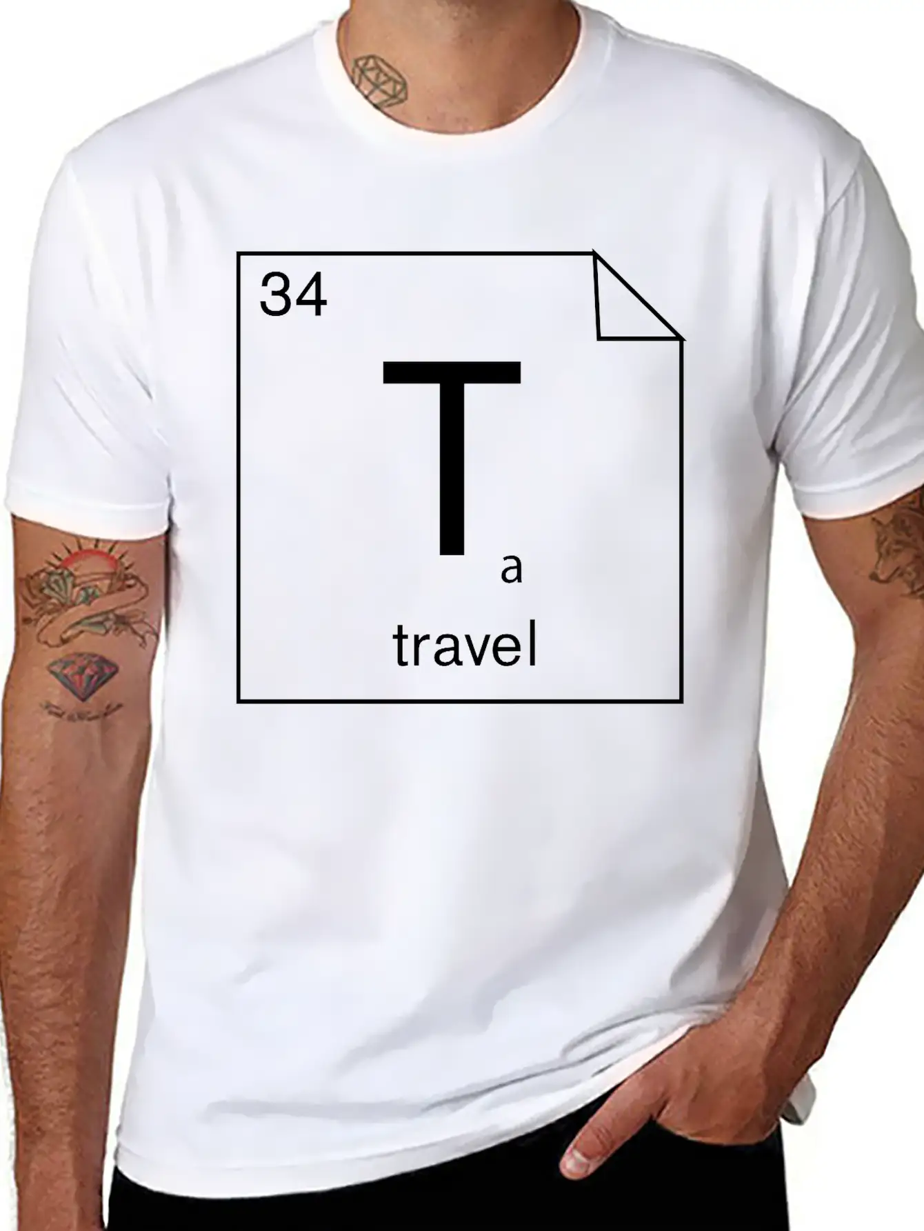 Creativity=chemistry: 34. Travel Stylish Everyday T-Shirt – Unisex Basic Cotton Tee