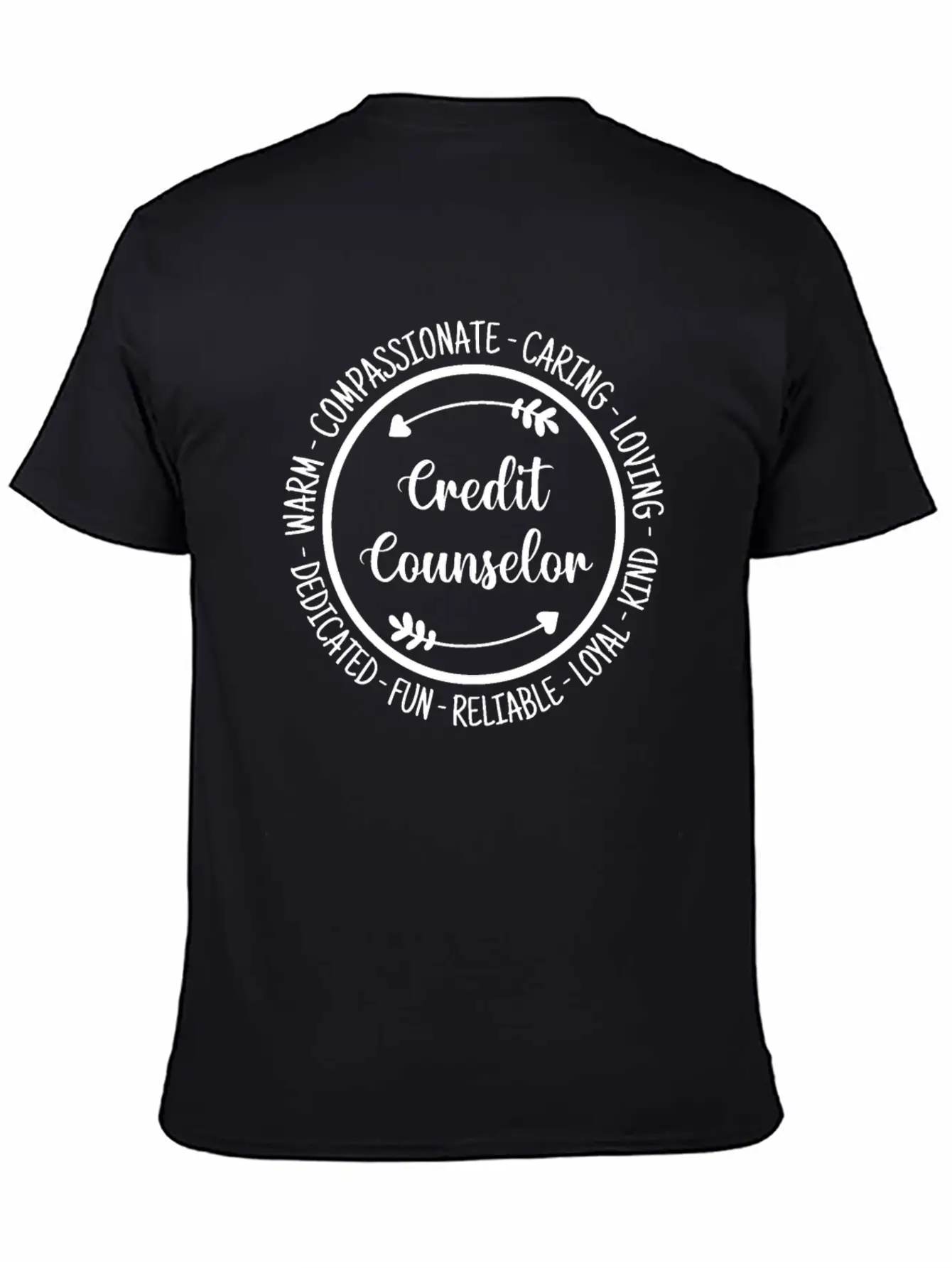Credit Counselor Guidance Counseling Appreciation Essential Unisex Summer Tee – Soft Cotton Casual Fit
