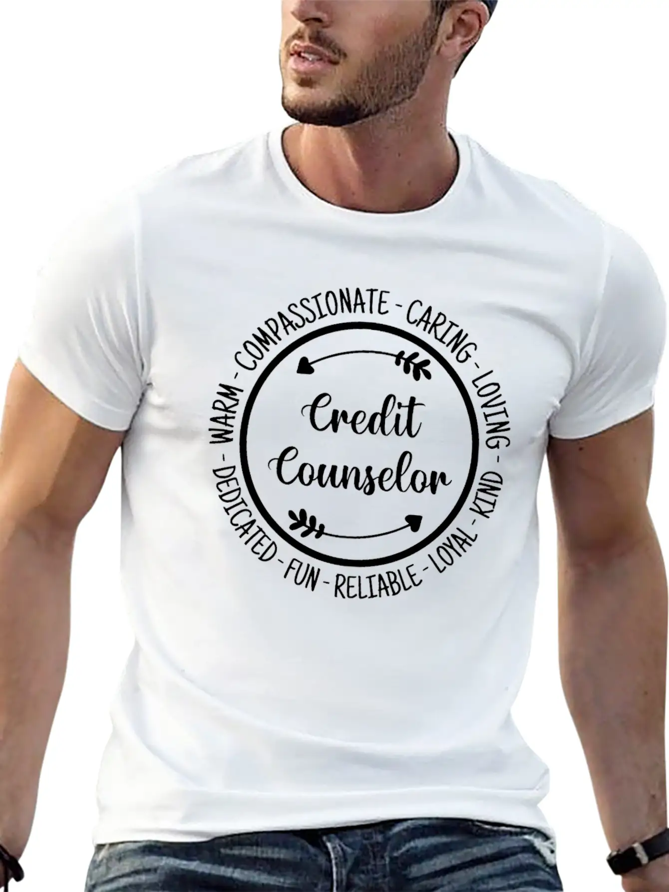 Credit Counselor Guidance Counseling Appreciation Essential Unisex Summer Tee – Soft Cotton Casual Fit