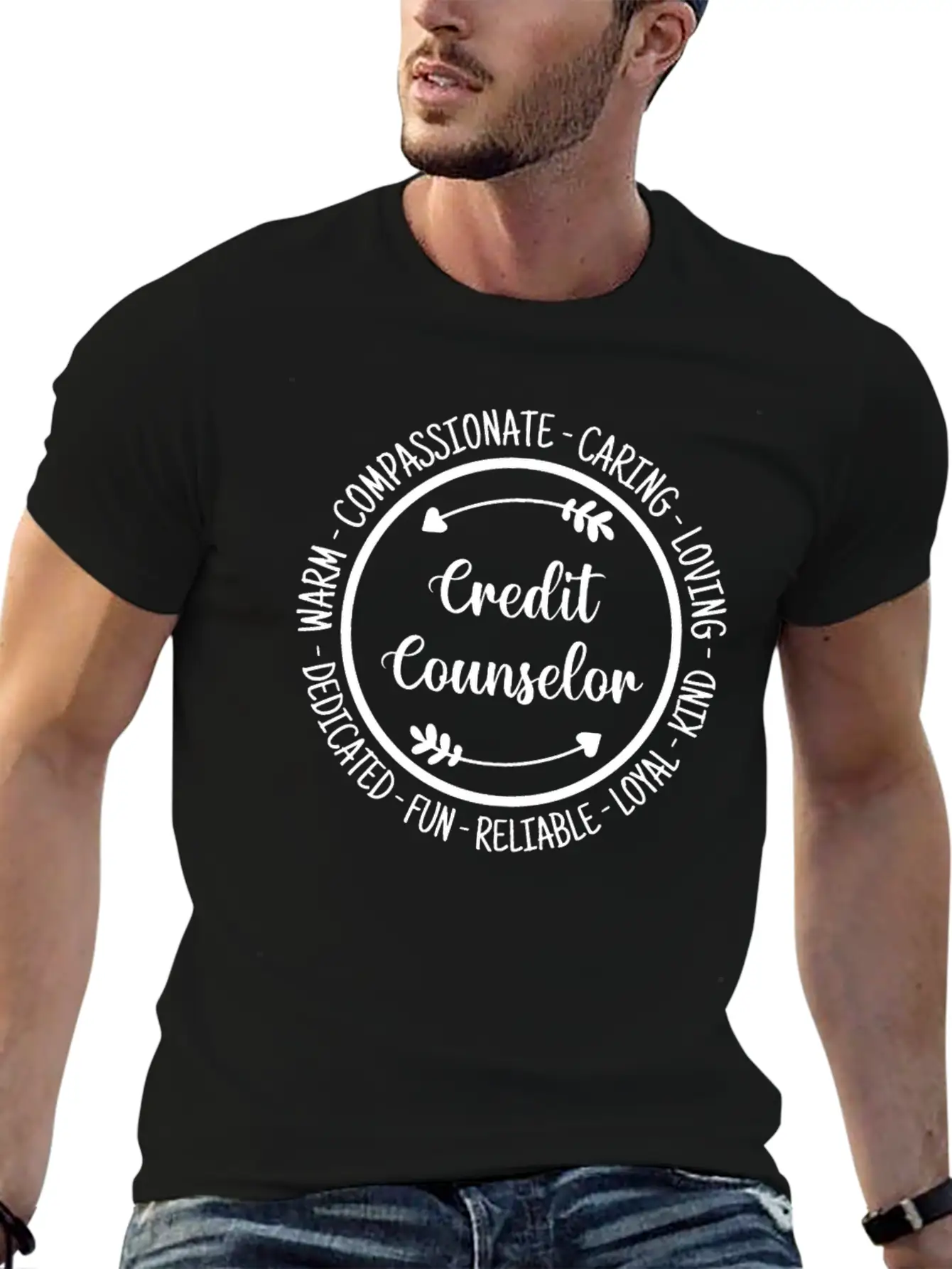 Credit Counselor Guidance Counseling Appreciation Essential Unisex Summer Tee – Soft Cotton Casual Fit
