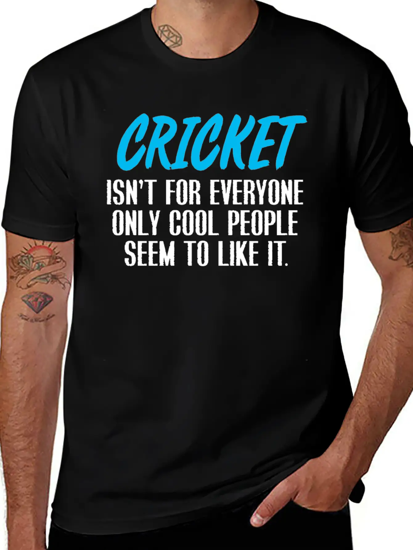 Cricket Comfortable Minimalist Graphic Tee – Summer Style Essential