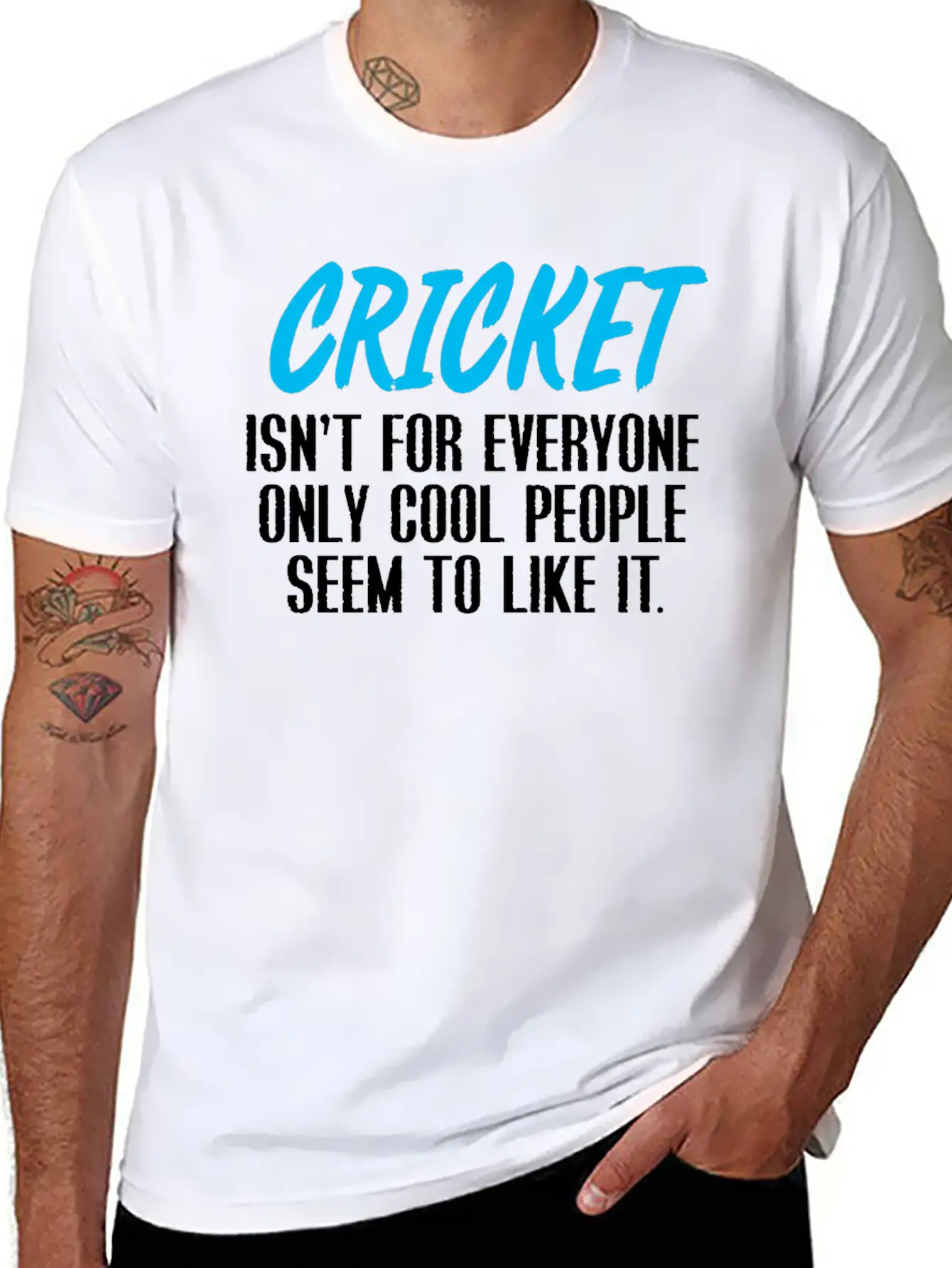 Cricket Comfortable Minimalist Graphic Tee – Summer Style Essential