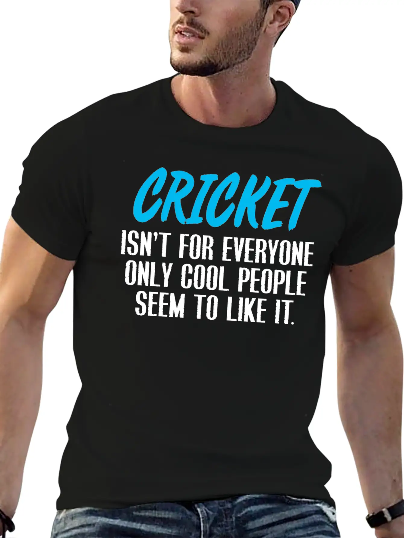 Cricket Comfortable Minimalist Graphic Tee – Summer Style Essential