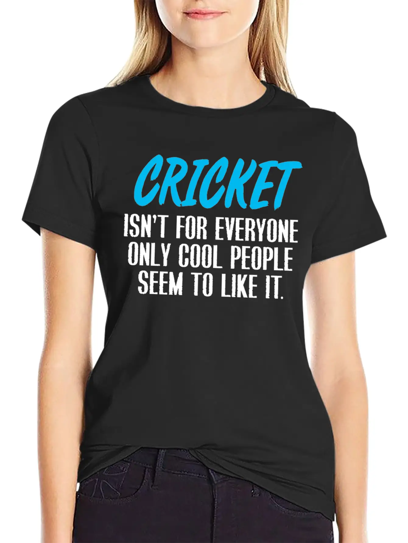 Cricket Comfortable Minimalist Graphic Tee – Summer Style Essential