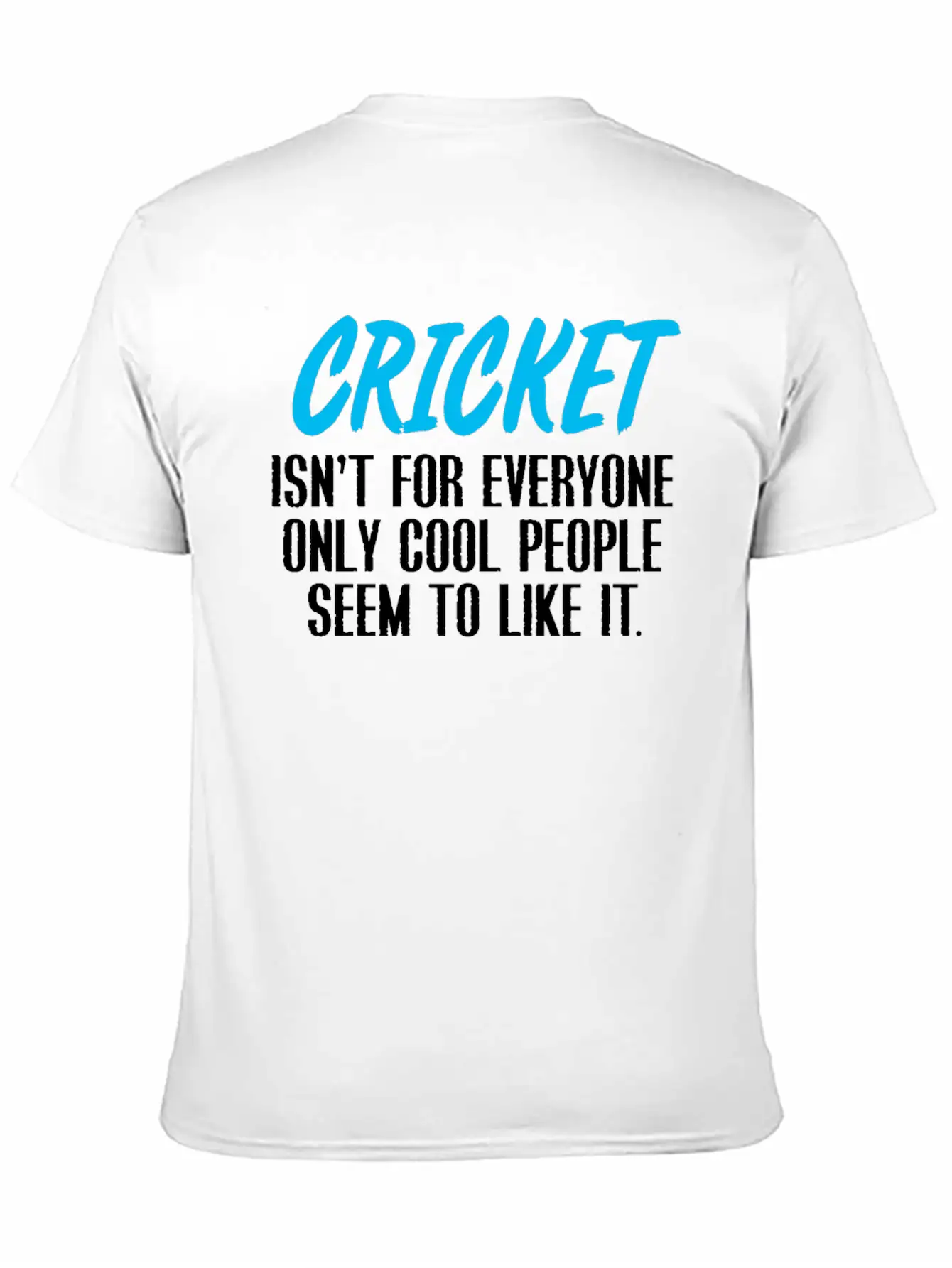 Cricket Comfortable Minimalist Graphic Tee – Summer Style Essential