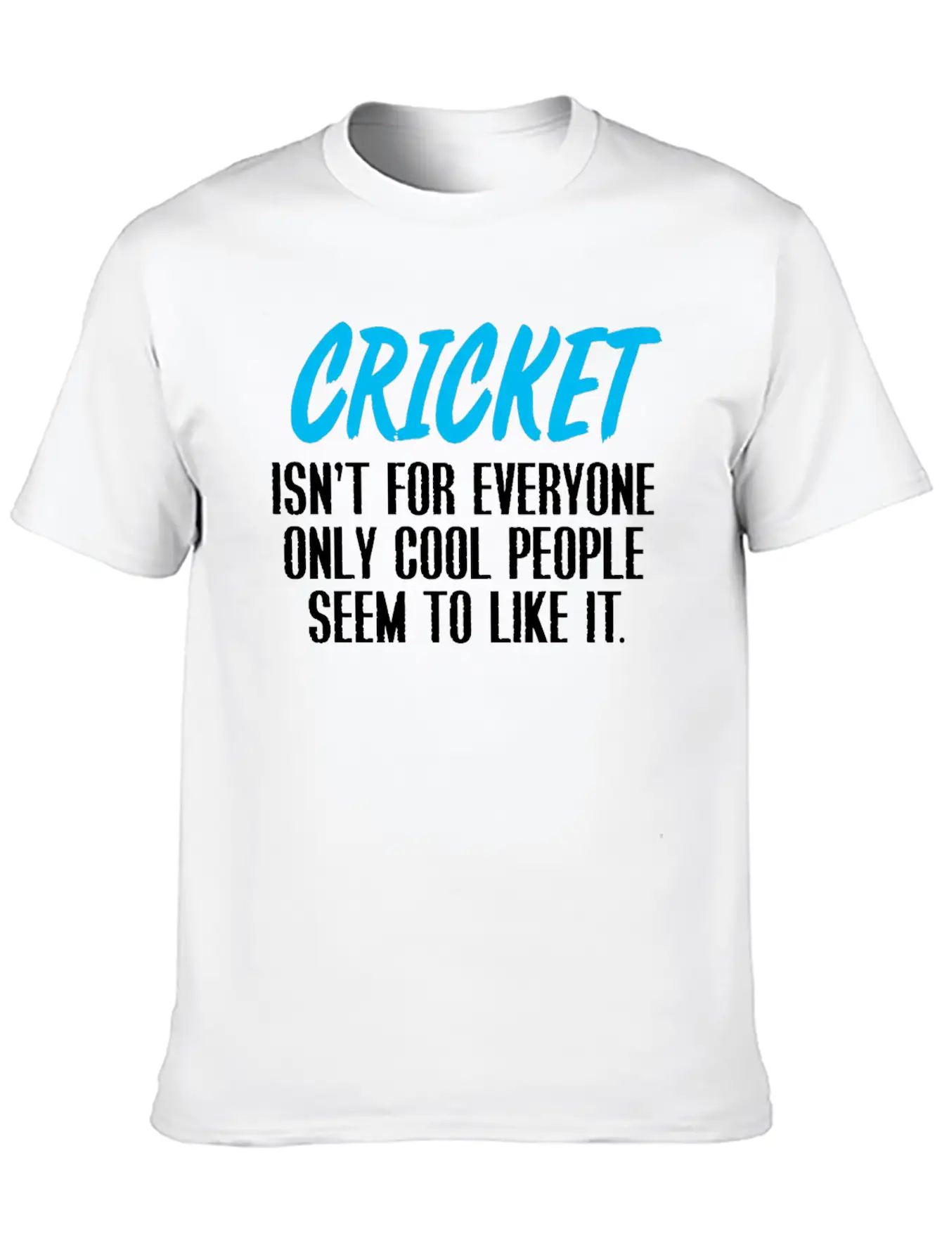 Cricket Comfortable Minimalist Graphic Tee – Summer Style Essential