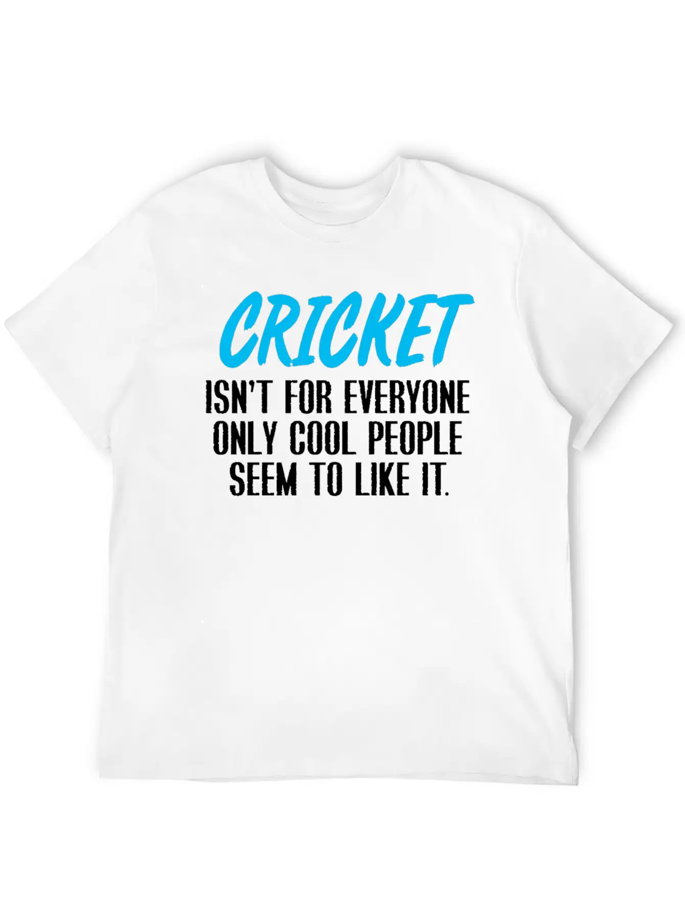 Cricket Comfortable Minimalist Graphic Tee – Summer Style Essential