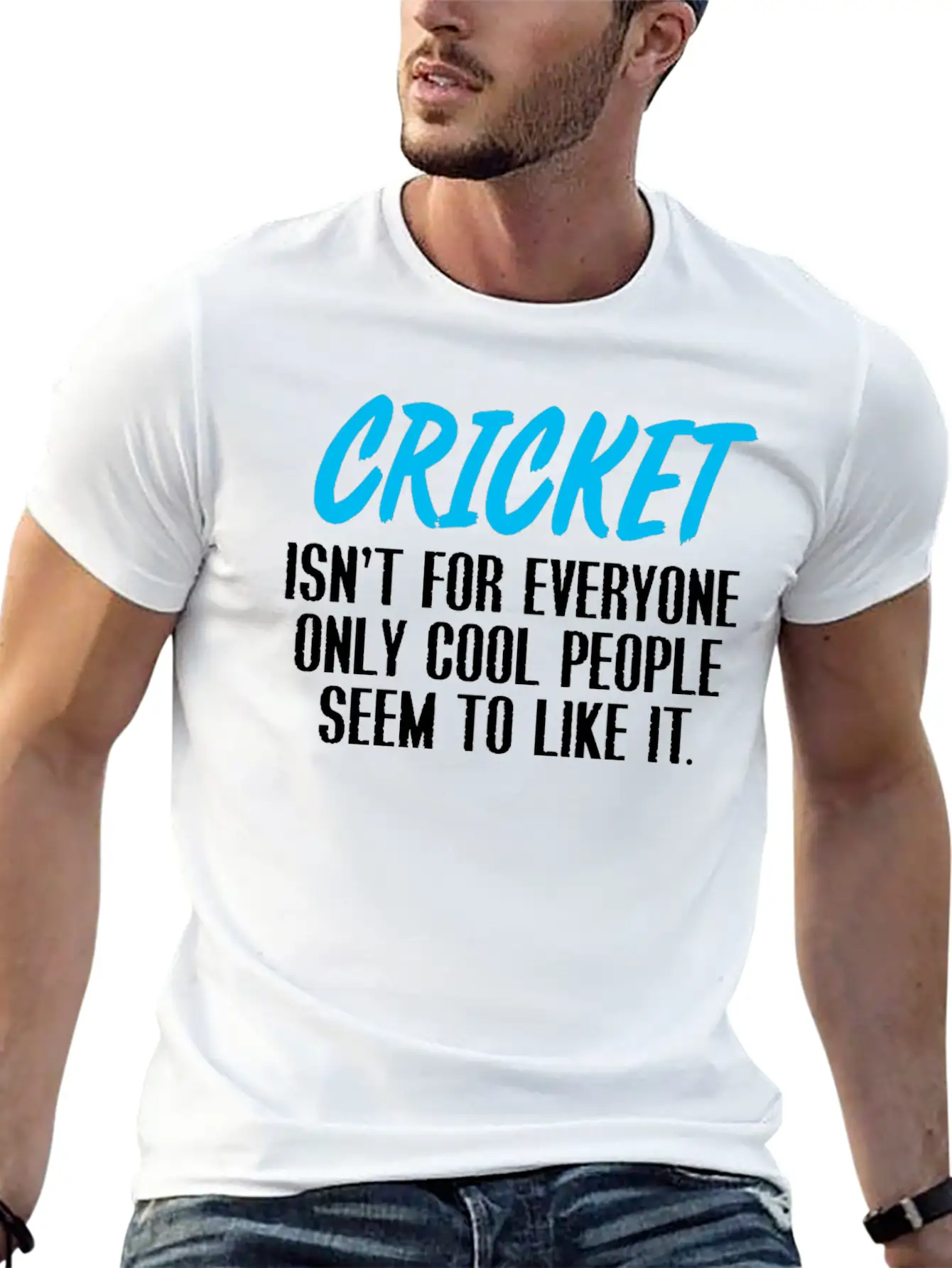 Cricket Comfortable Minimalist Graphic Tee – Summer Style Essential