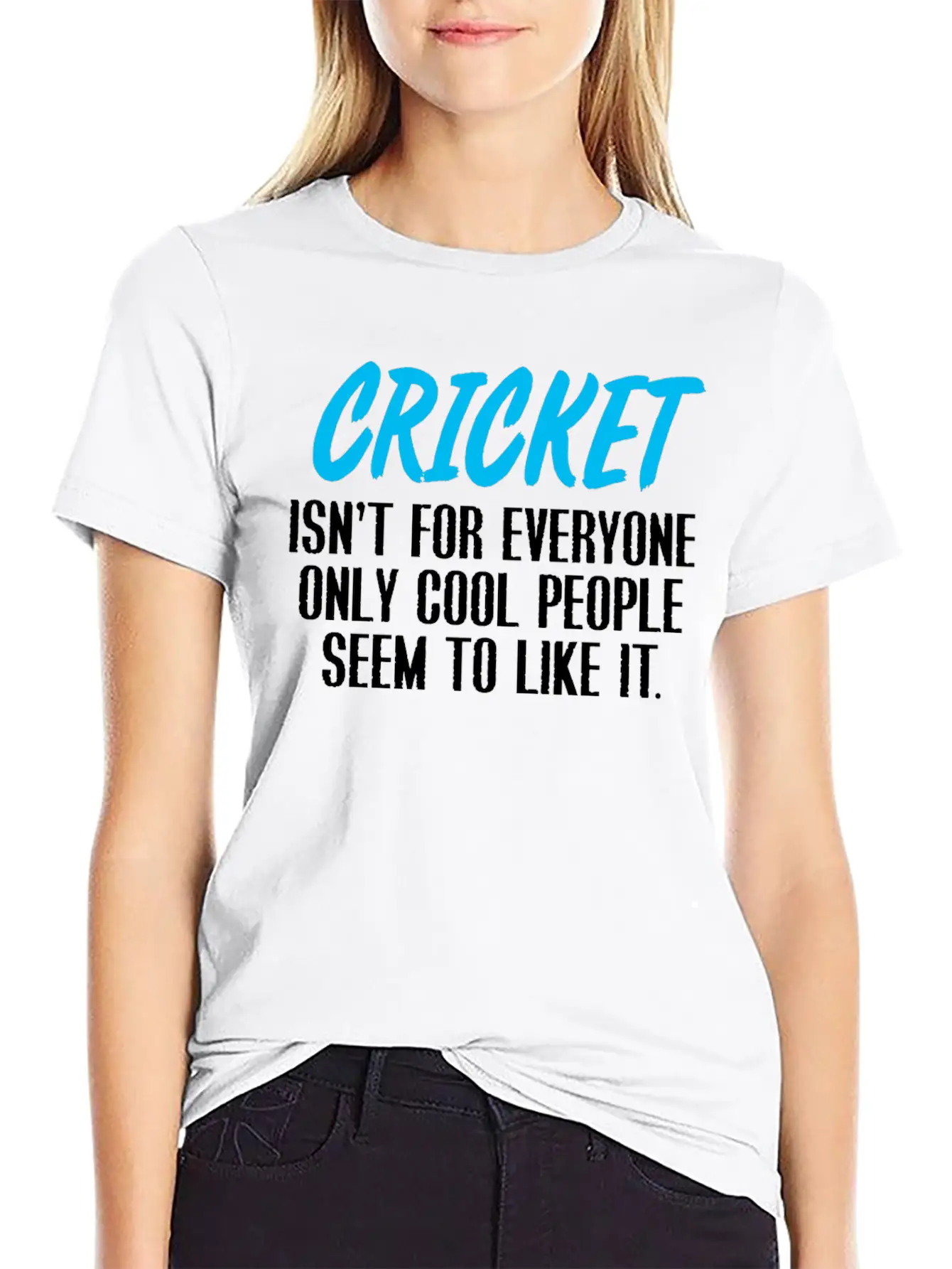 Cricket Comfortable Minimalist Graphic Tee – Summer Style Essential