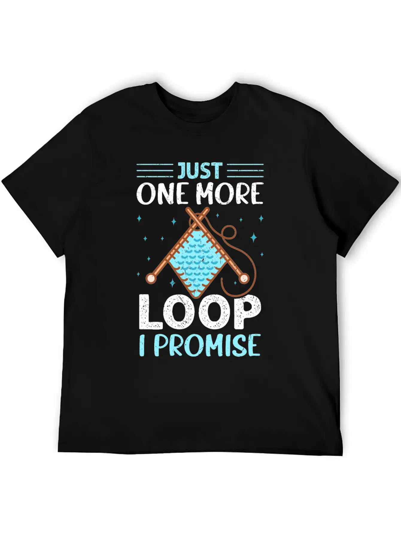 Crochet Enthusiast Yarn Loop Humor Art Stylish Everyday T-Shirt – Unisex Basic Cotton Tee