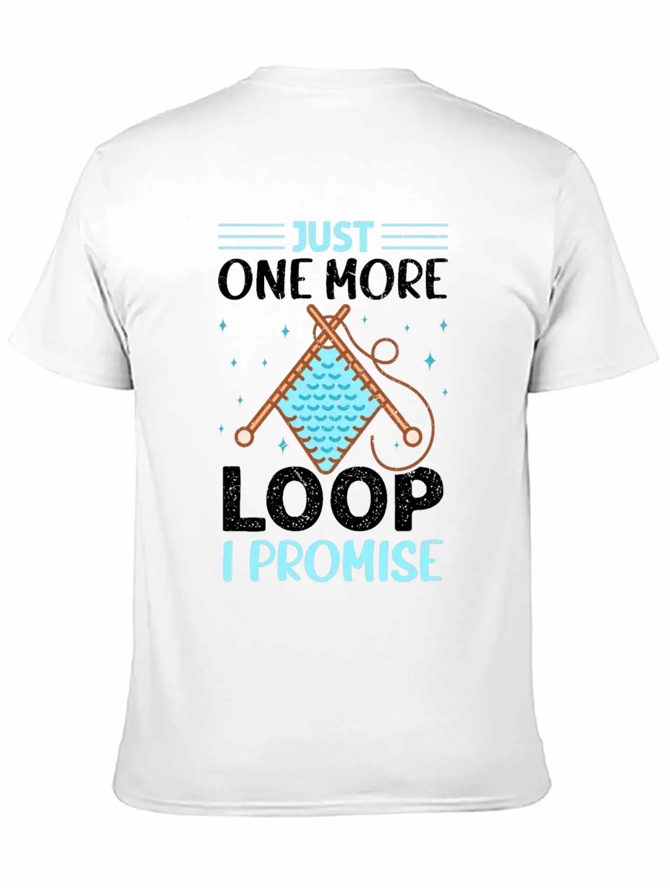 Crochet Enthusiast Yarn Loop Humor Art Stylish Everyday T-Shirt – Unisex Basic Cotton Tee