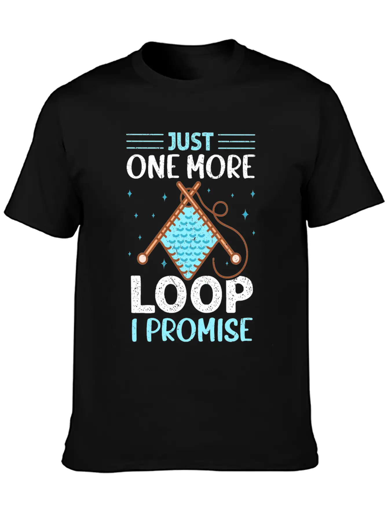 Crochet Enthusiast Yarn Loop Humor Art Stylish Everyday T-Shirt – Unisex Basic Cotton Tee