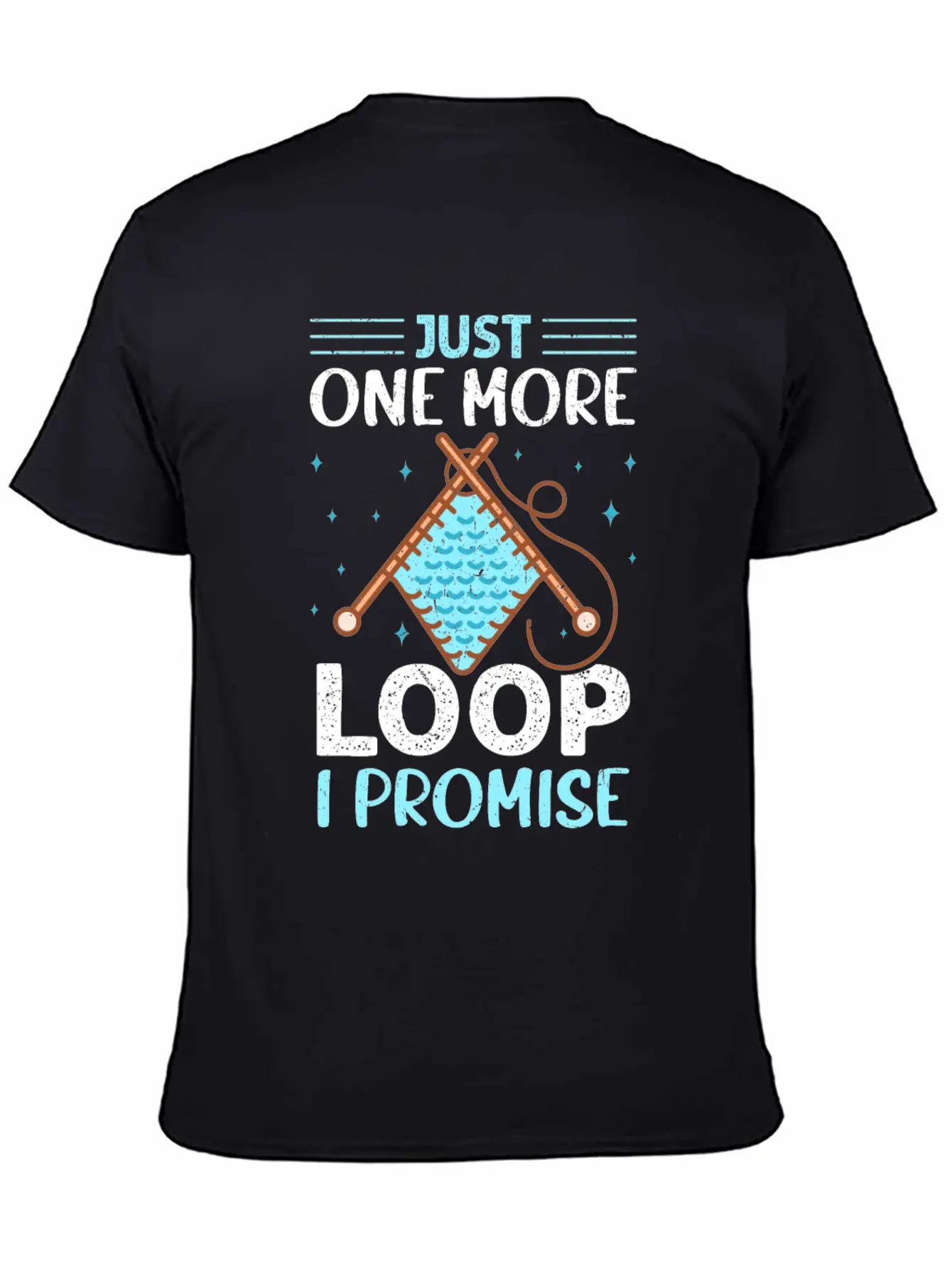 Crochet Enthusiast Yarn Loop Humor Art Stylish Everyday T-Shirt – Unisex Basic Cotton Tee