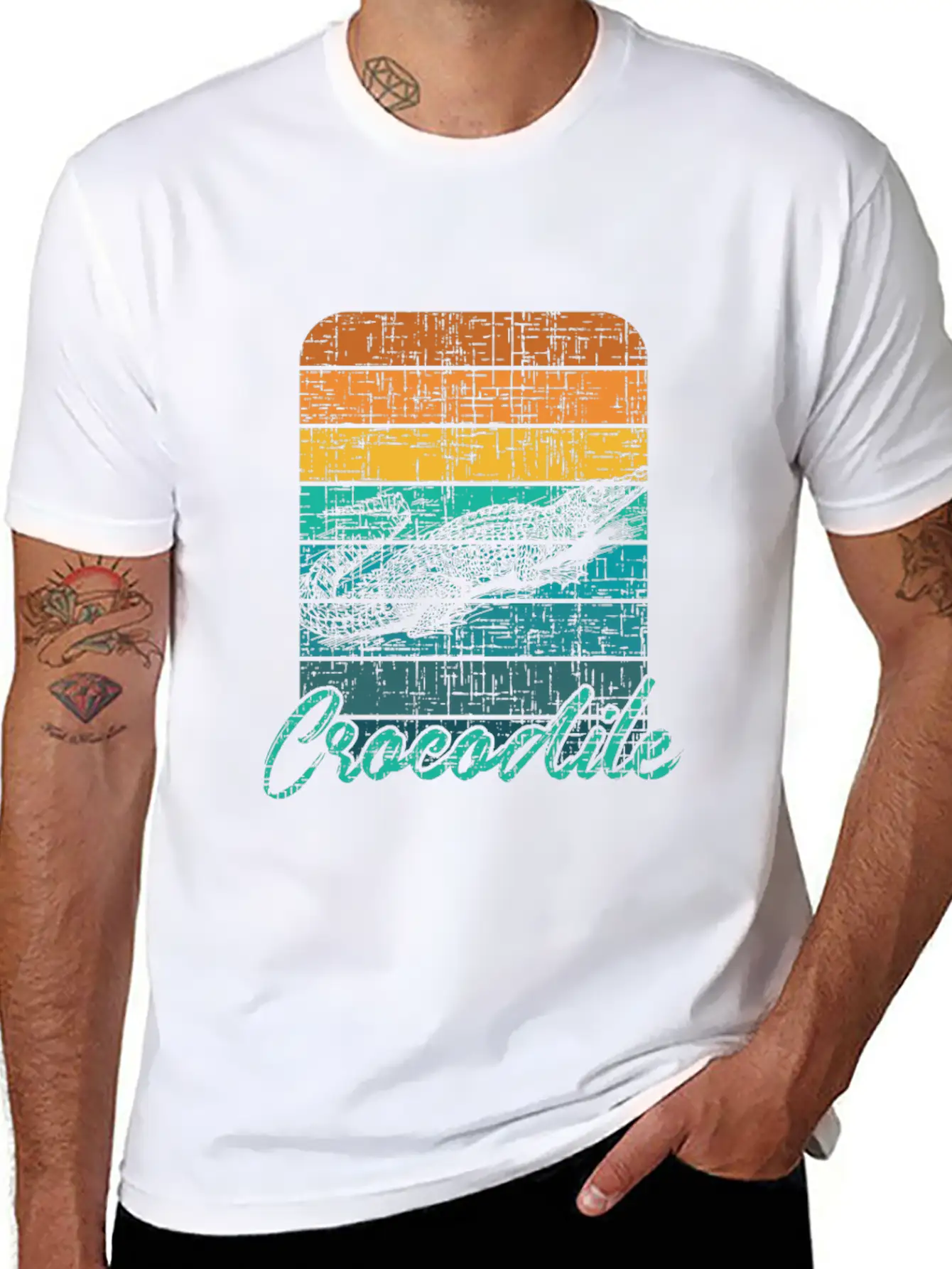 Crocodile Christmas Birthday Gift Idea Unisex Casual T-Shirt – Clean Design For Daily Comfort