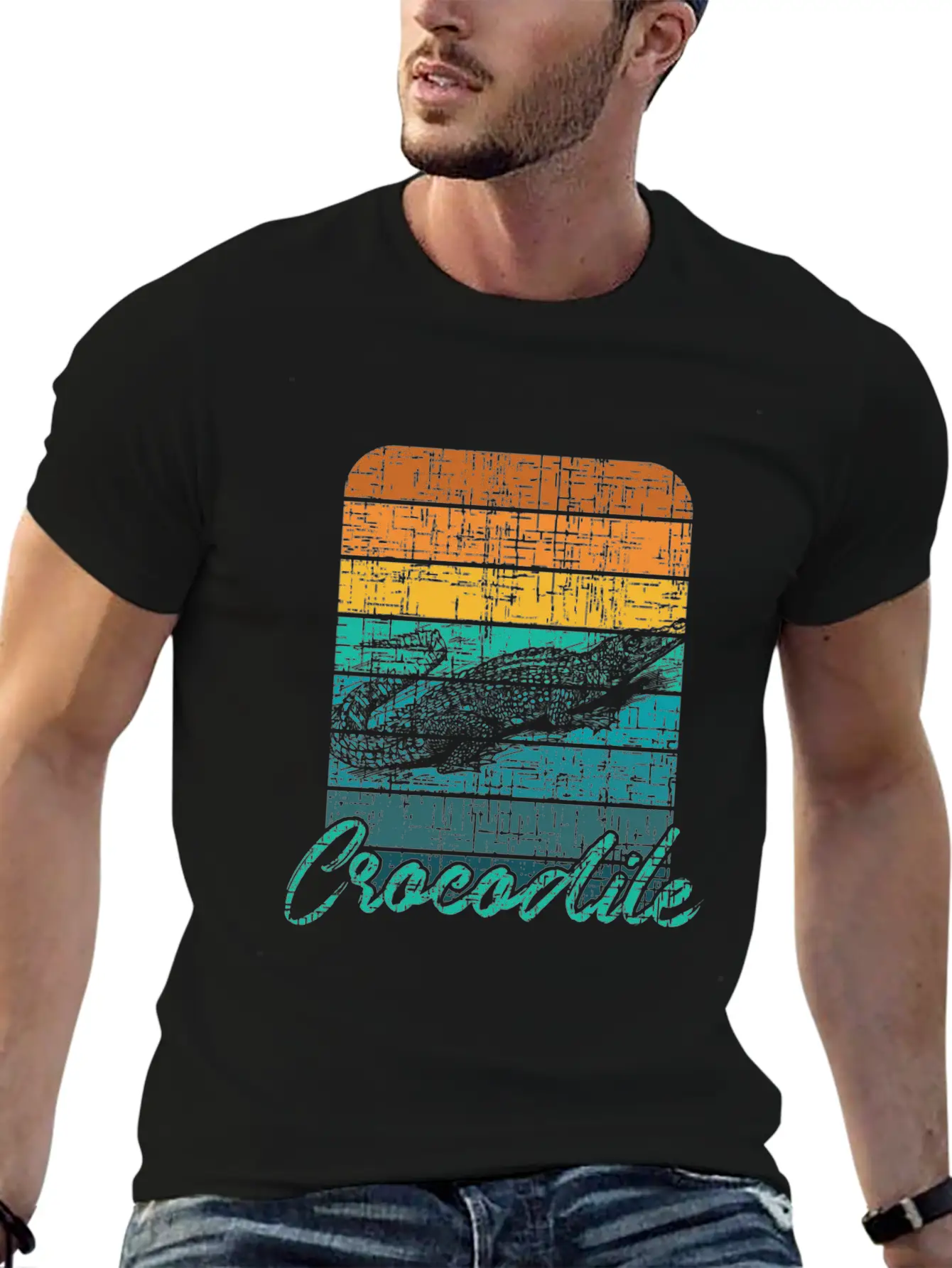 Crocodile Christmas Birthday Gift Idea Unisex Casual T-Shirt – Clean Design For Daily Comfort