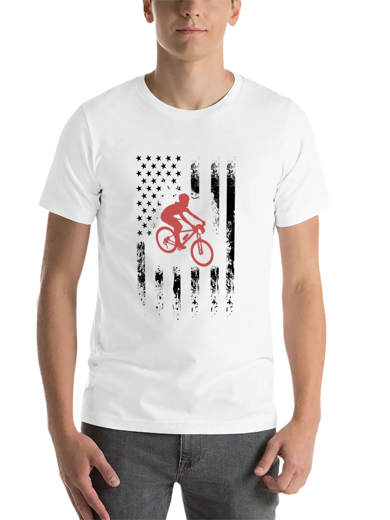 Cross Country Cycling XC Mountain Bike Basic Graphic T-Shirt – Daily Comfort In Soft Cotton
