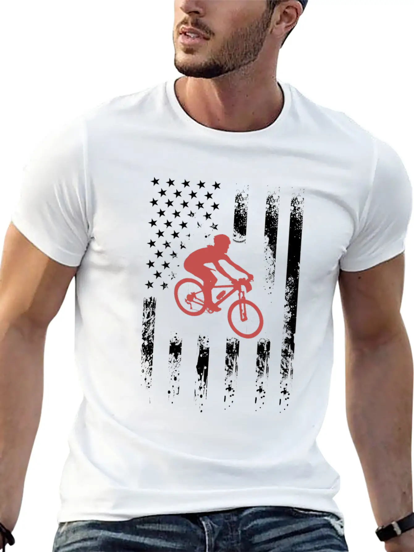 Cross Country Cycling XC Mountain Bike Basic Graphic T-Shirt – Daily Comfort In Soft Cotton