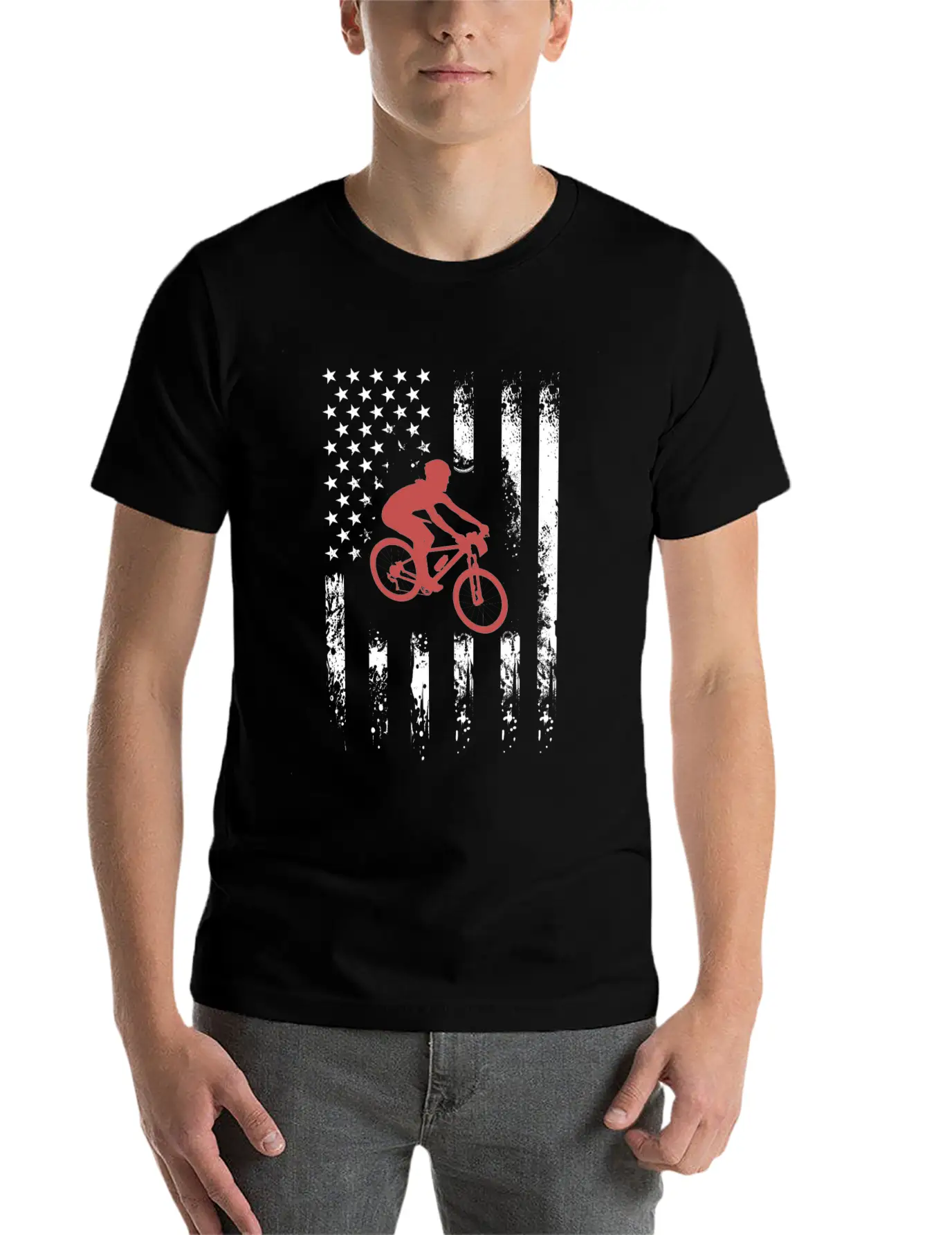 Cross Country Cycling XC Mountain Bike Basic Graphic T-Shirt – Daily Comfort In Soft Cotton