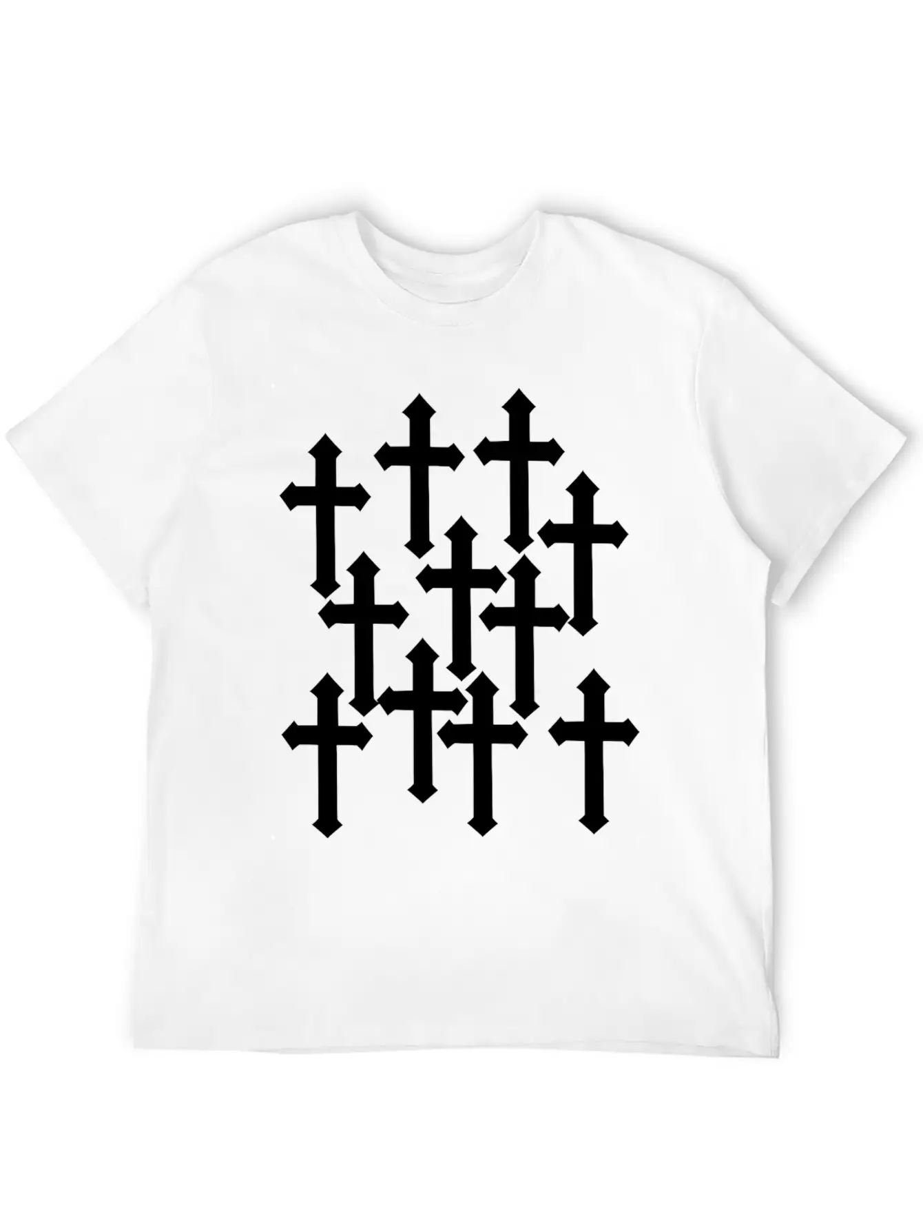 Cross Jesus God Veteran Veteran Day S Tears Hero Unisex Short Sleeve Soft Cotton T-Shirt – Casual Everyday Wear