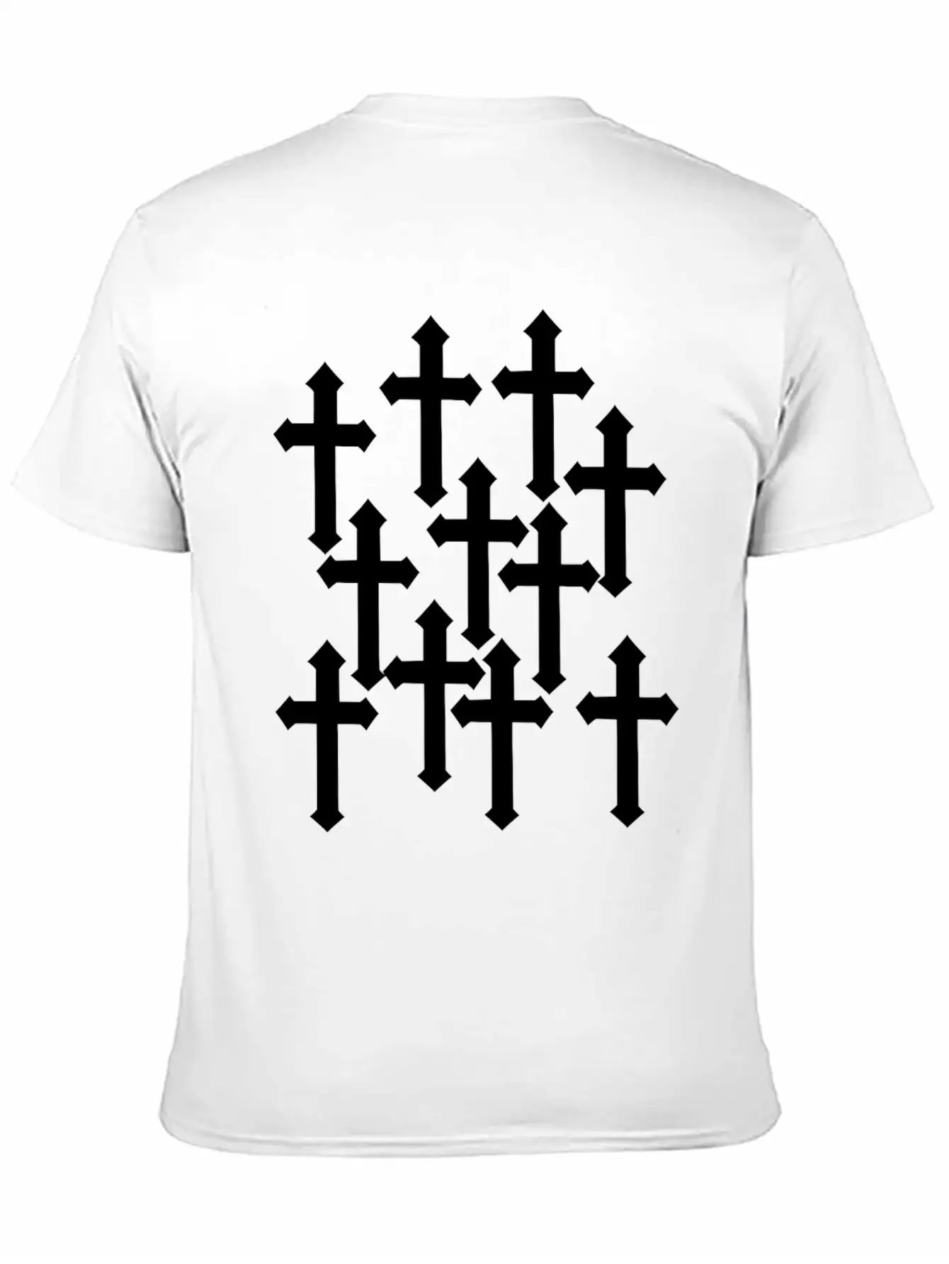 Cross Jesus God Veteran Veteran Day S Tears Hero Unisex Short Sleeve Soft Cotton T-Shirt – Casual Everyday Wear
