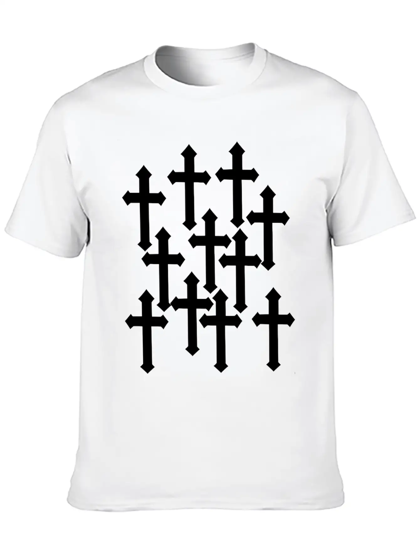Cross Jesus God Veteran Veteran Day S Tears Hero Unisex Short Sleeve Soft Cotton T-Shirt – Casual Everyday Wear