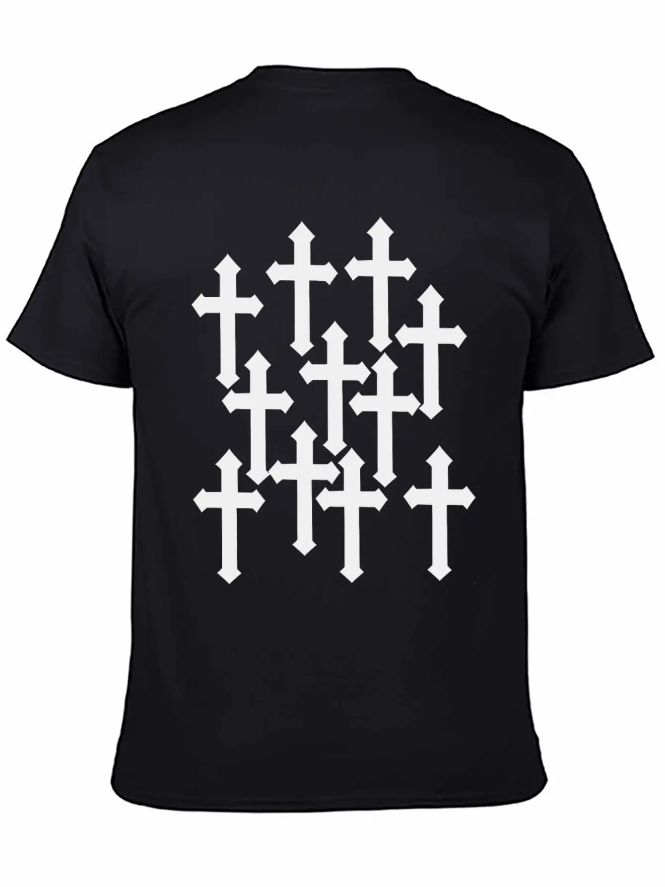 Cross Jesus God Veteran Veteran Day S Tears Hero Unisex Short Sleeve Soft Cotton T-Shirt – Casual Everyday Wear