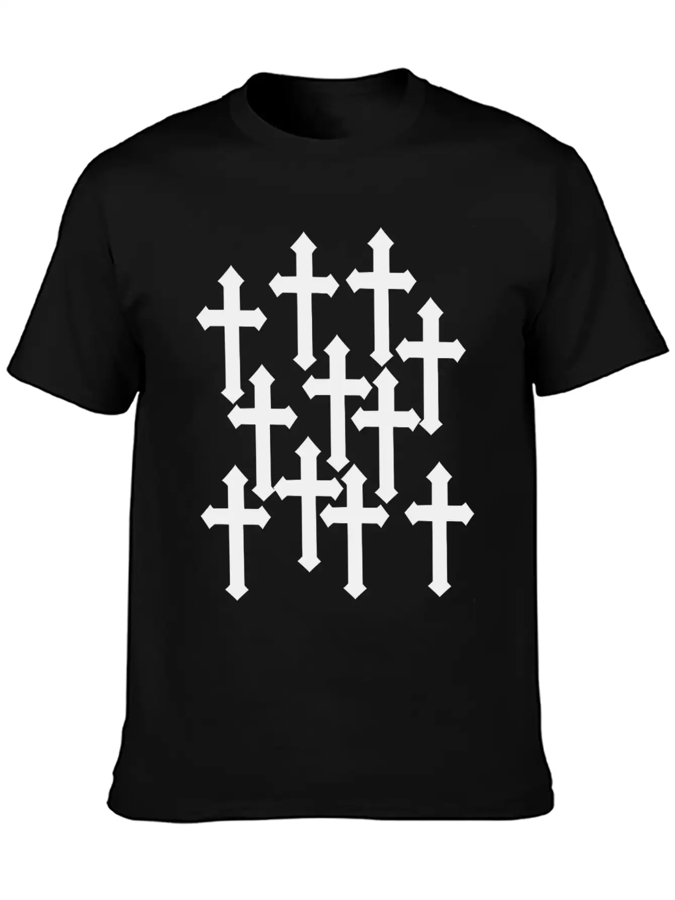 Cross Jesus God Veteran Veteran Day S Tears Hero Unisex Short Sleeve Soft Cotton T-Shirt – Casual Everyday Wear