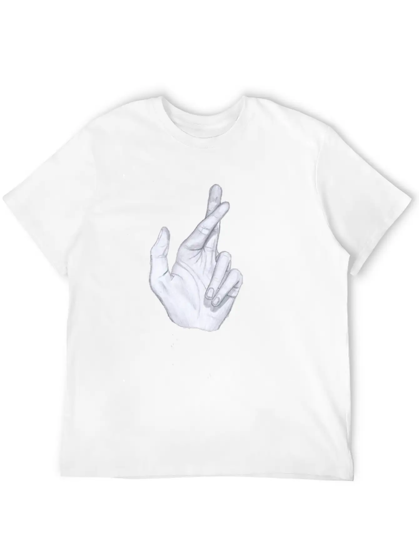 Crossfingers Unisex Casual T-Shirt – Clean Design For Daily Comfort