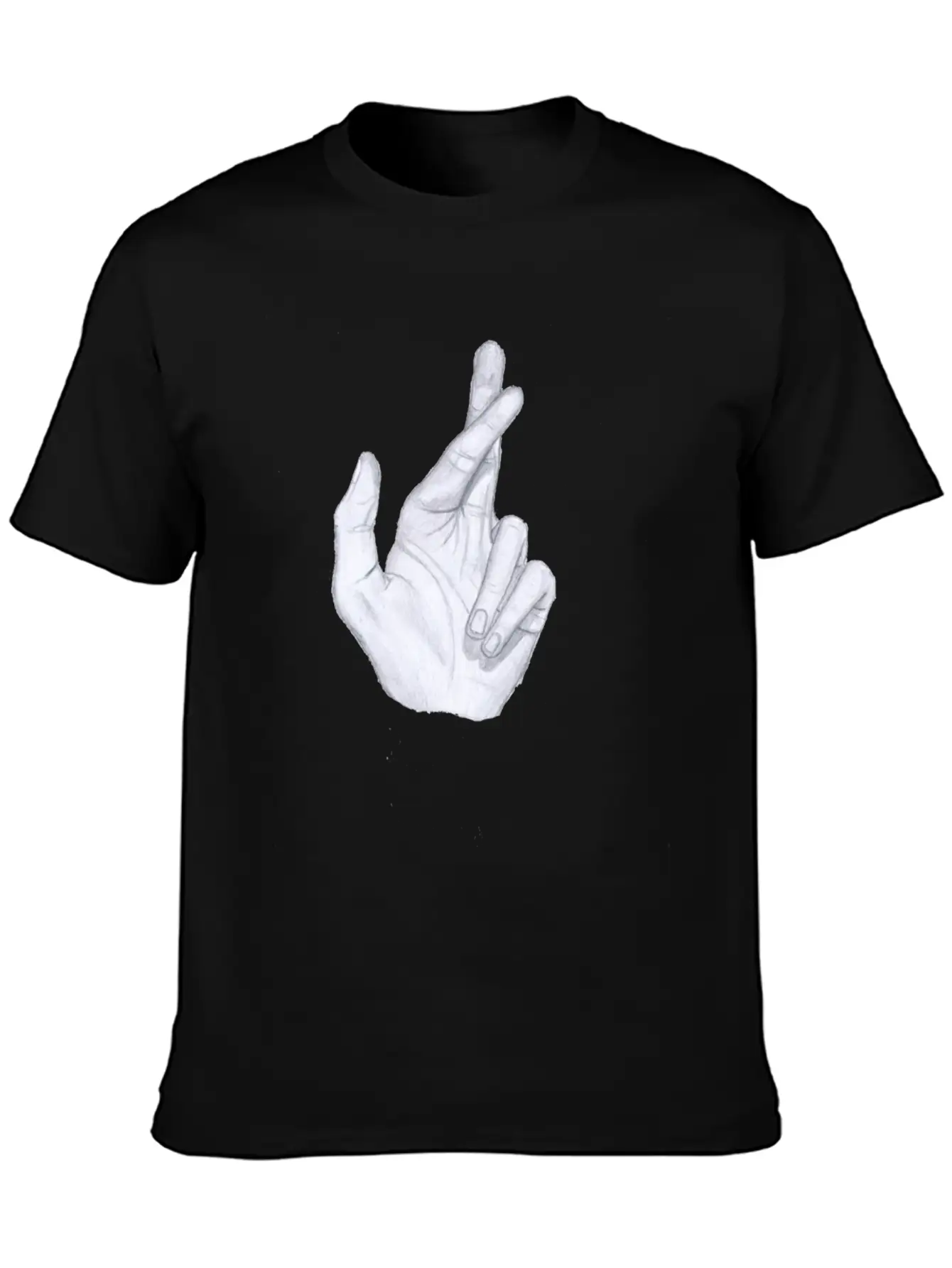 Crossfingers Unisex Casual T-Shirt – Clean Design For Daily Comfort