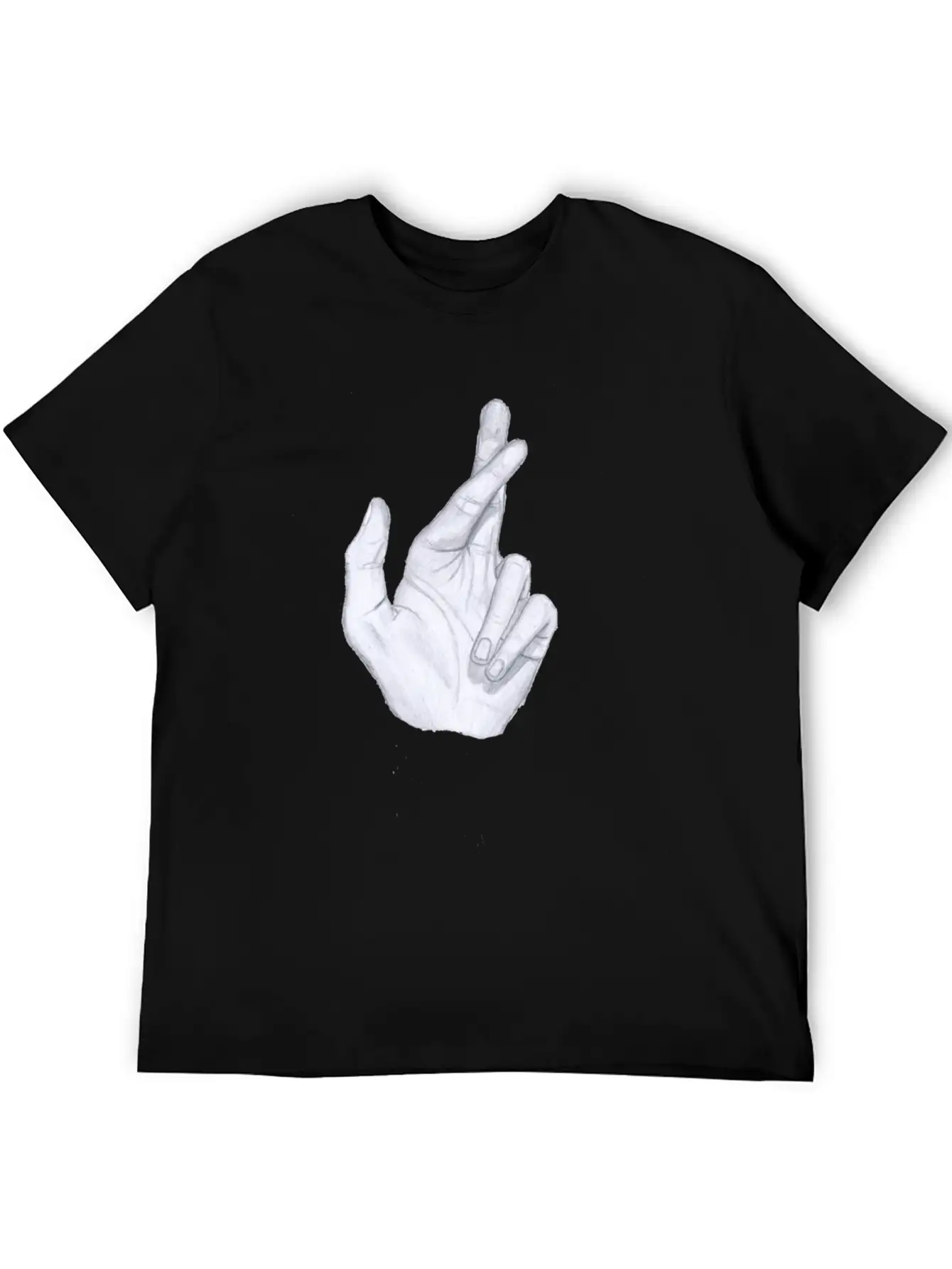 Crossfingers Unisex Casual T-Shirt – Clean Design For Daily Comfort