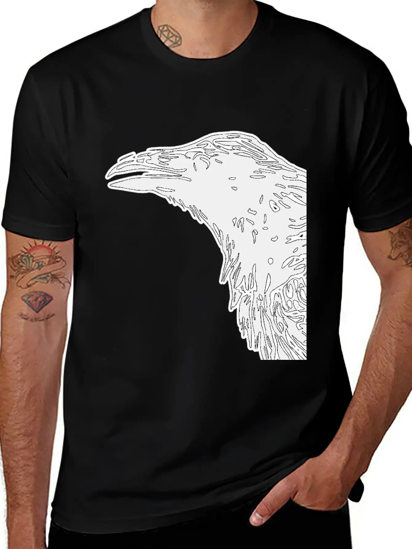 Crow Timeless Short Sleeve Tee – Comfy And Minimalist Design