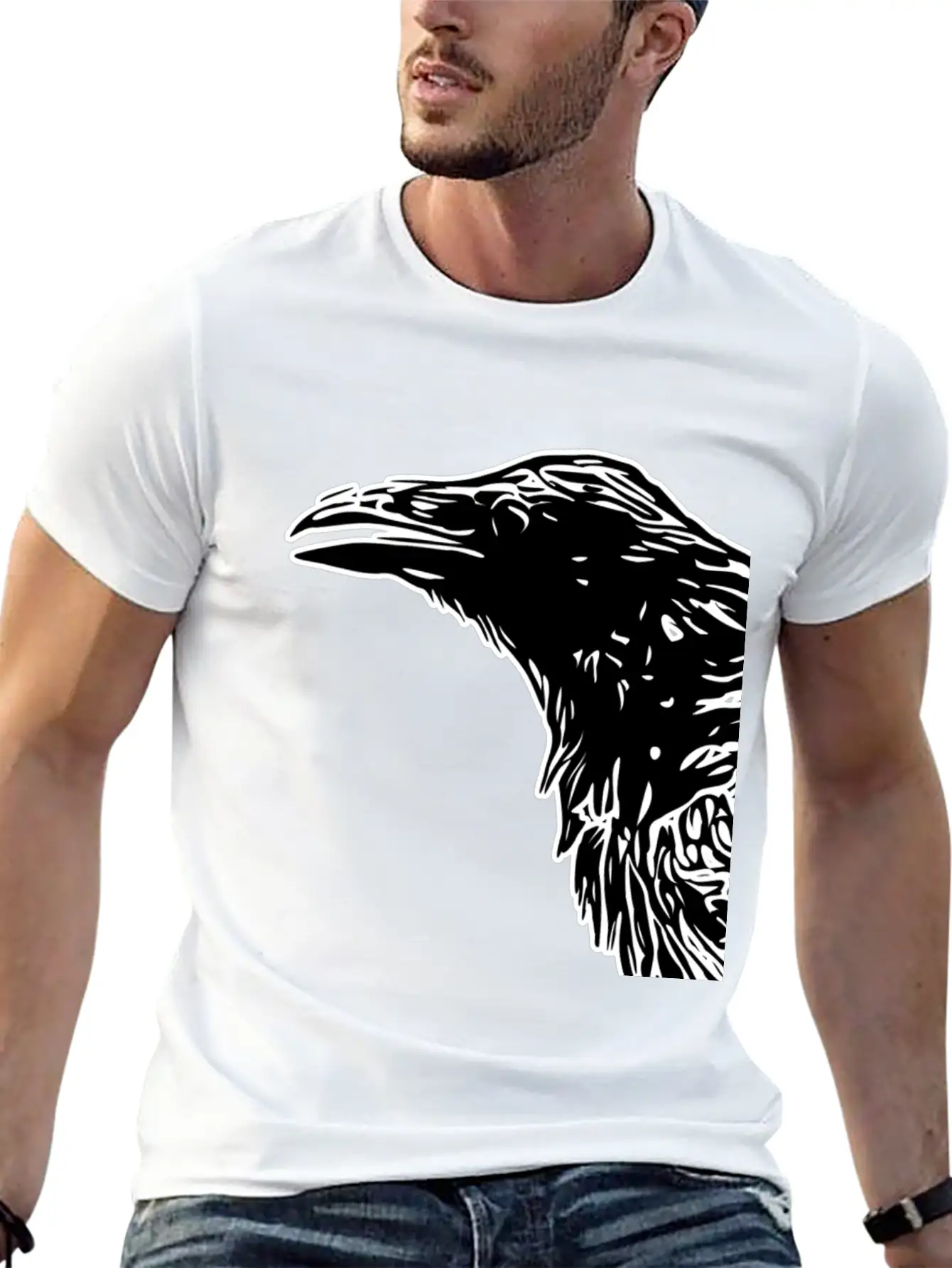Crow Timeless Short Sleeve Tee – Comfy And Minimalist Design